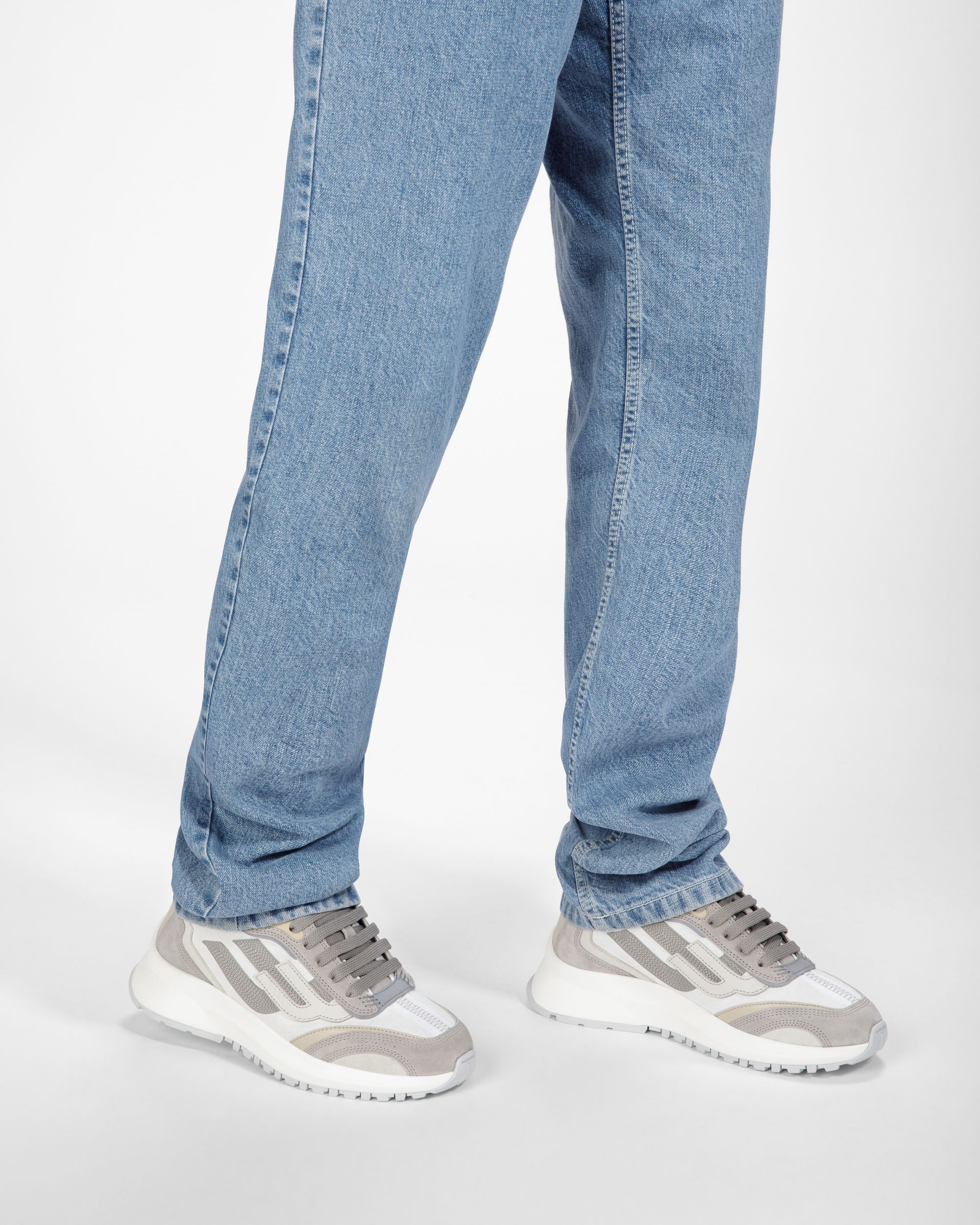 Darky Leather Sneakers In Grey - Women's - Bally - 03