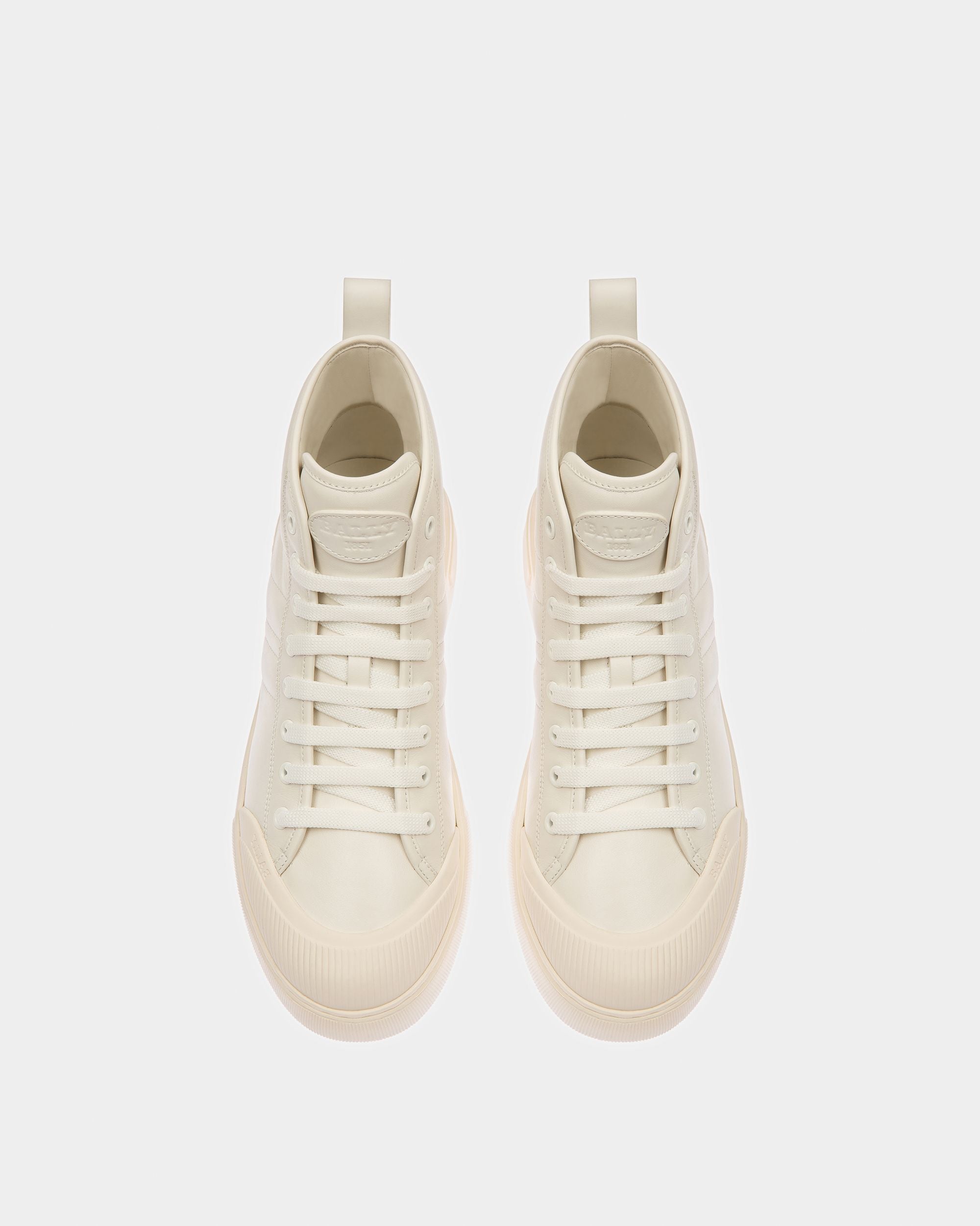 Maren Zapatillas De Piel En Blanco - Mujer - Bally - 02