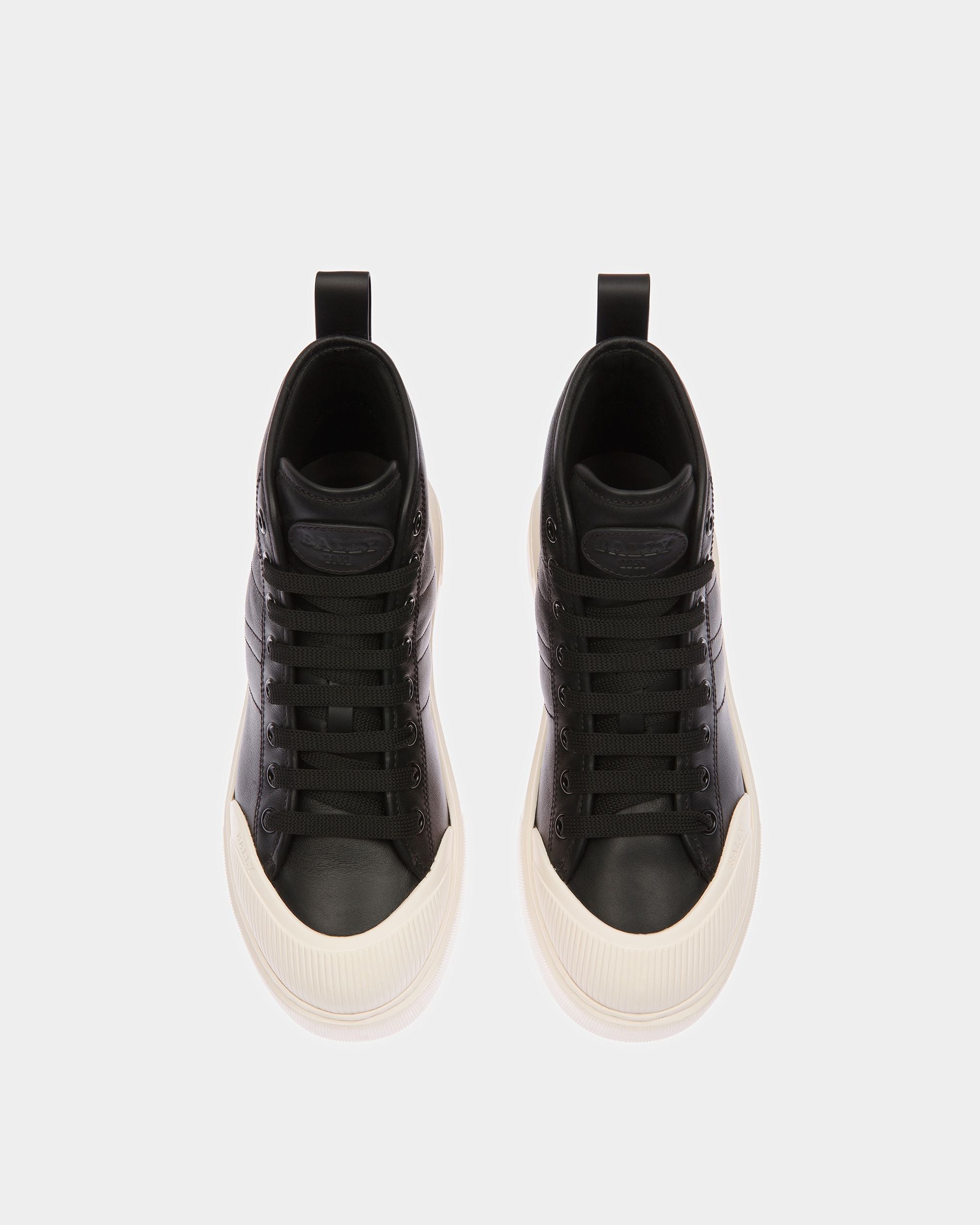 Maren Zapatillas De Piel En Negro - Mujer - Bally - 02