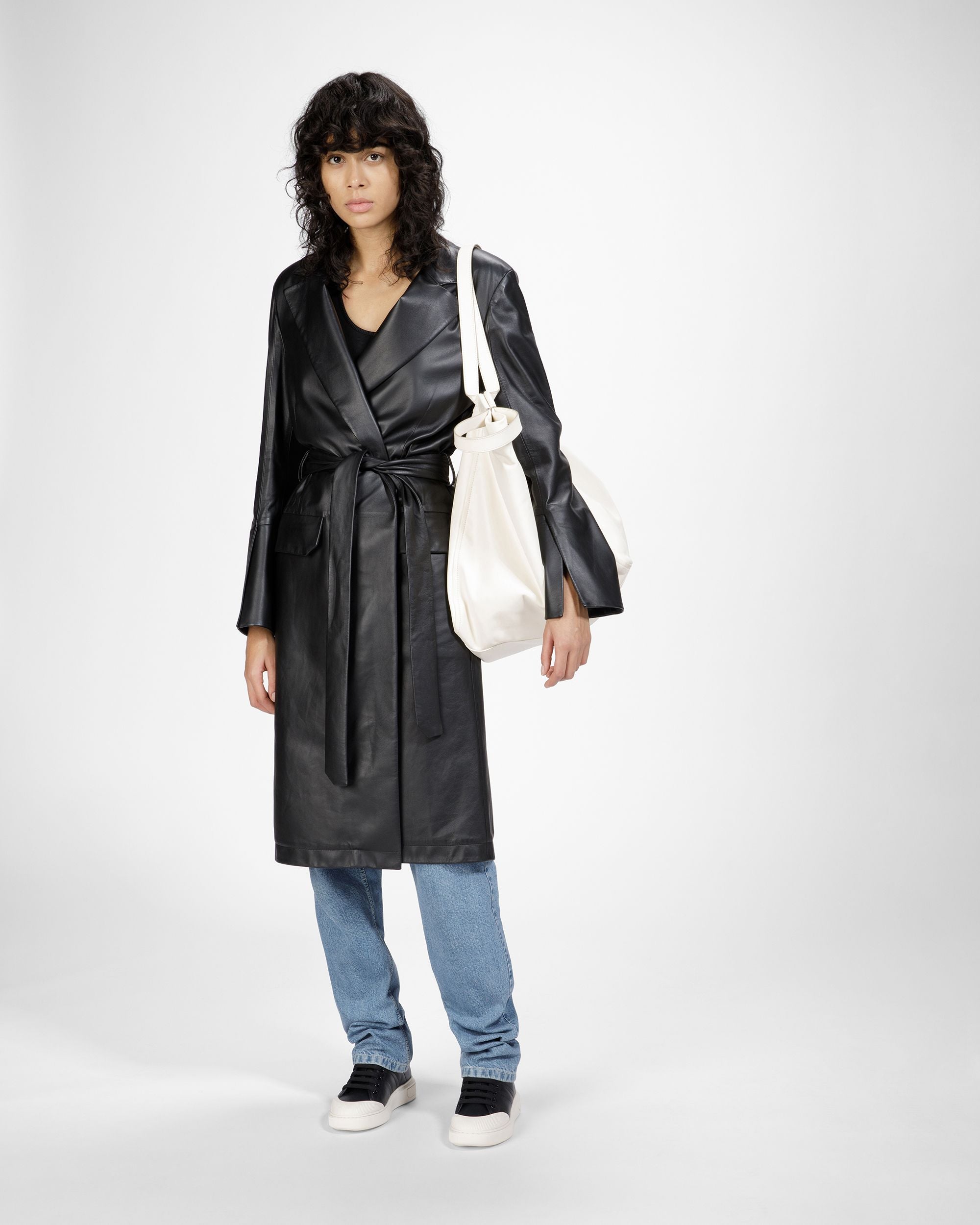 Maren Zapatillas De Piel En Negro - Mujer - Bally - 03