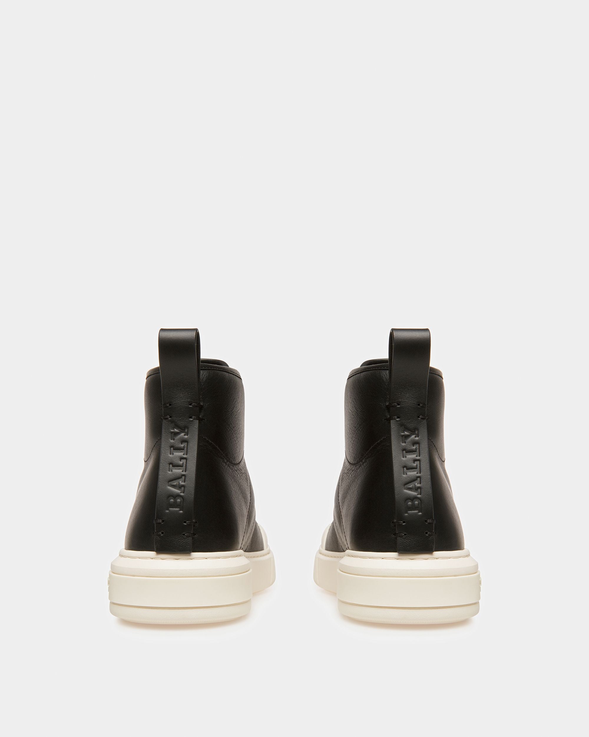 Maren Zapatillas De Piel En Negro - Mujer - Bally - 04