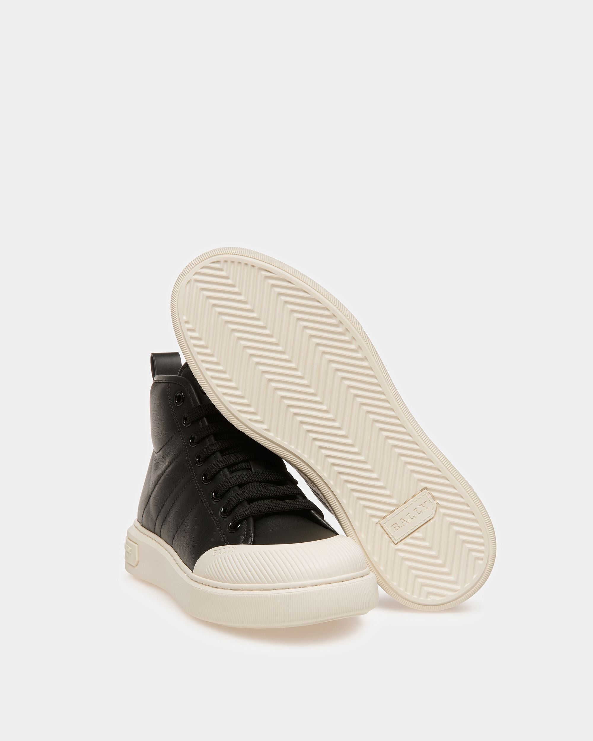 Maren Zapatillas De Piel En Negro - Mujer - Bally - 05