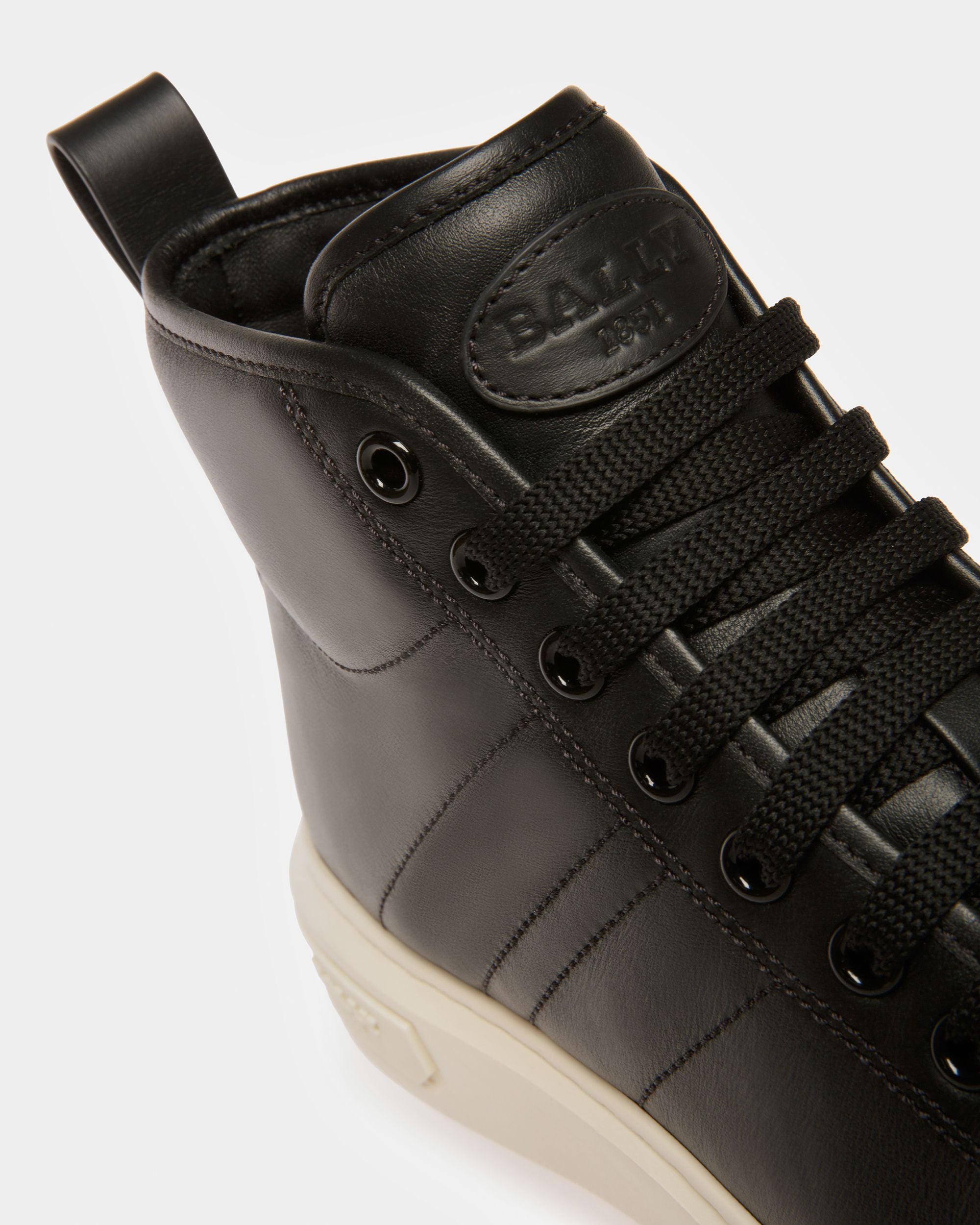 Maren Zapatillas De Piel En Negro - Mujer - Bally - 06