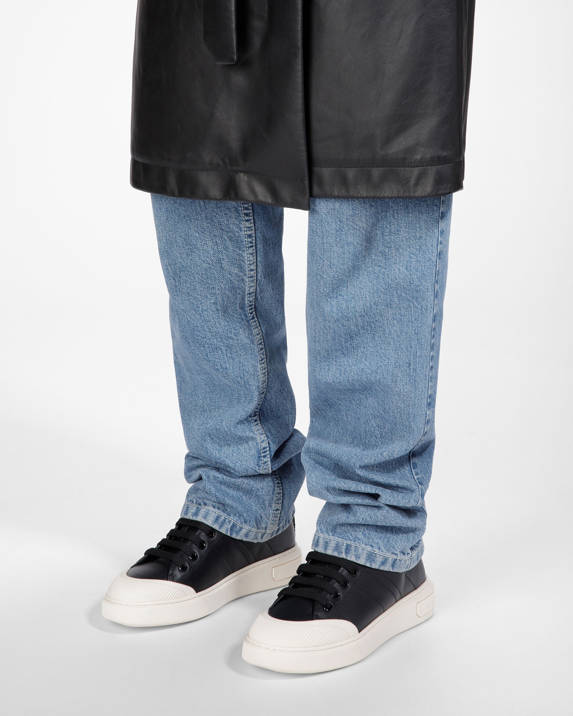 Maren Zapatillas De Piel En Negro - Mujer - Bally - 07
