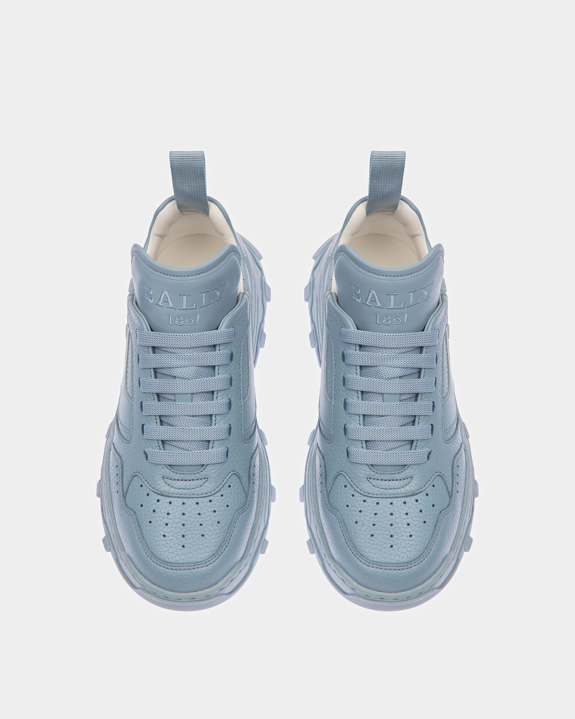 Catalyst Sneaker In Blue Leather - Women's - Bally - 02