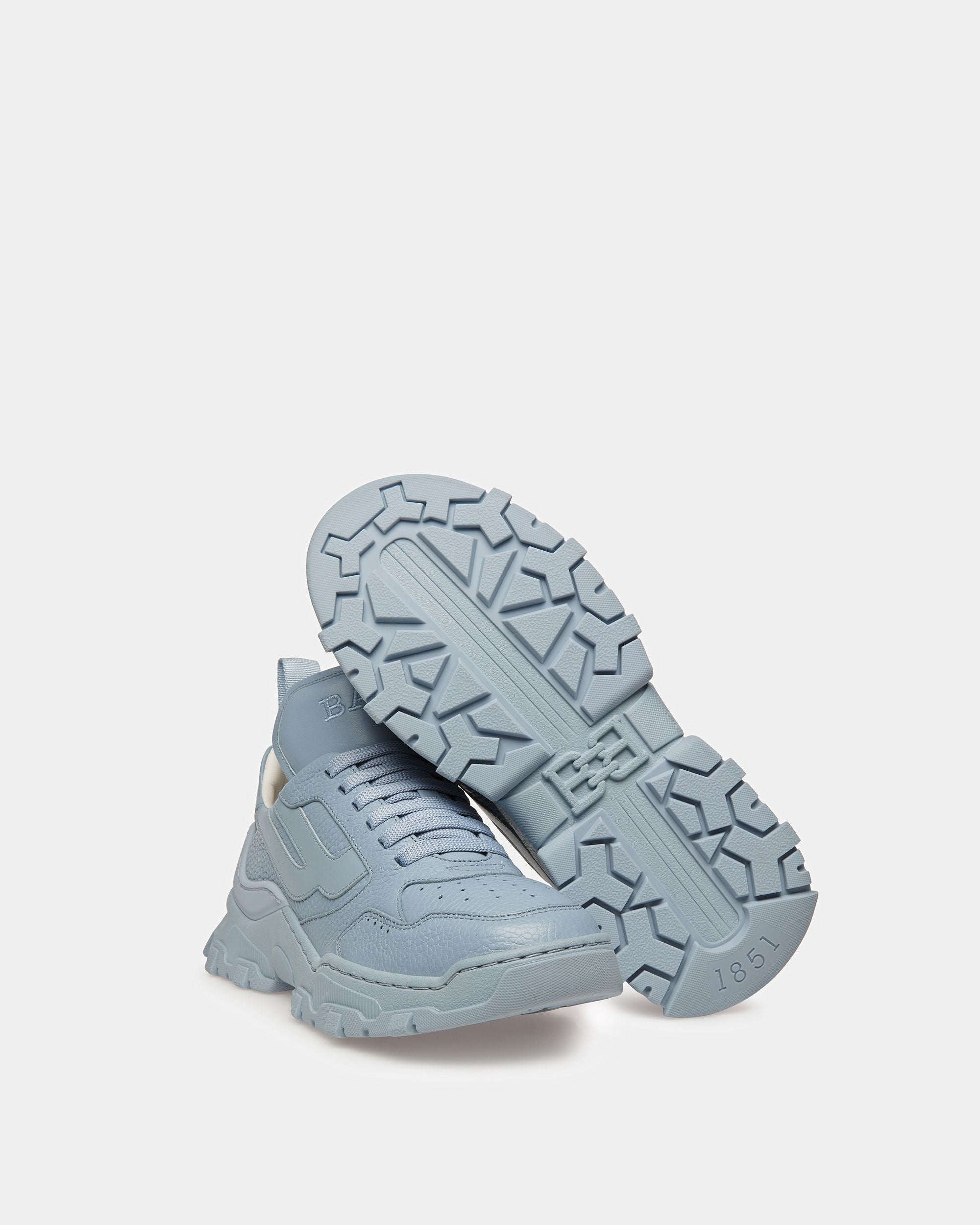 Catalyst Sneaker In Blue Leather - Women's - Bally - 04