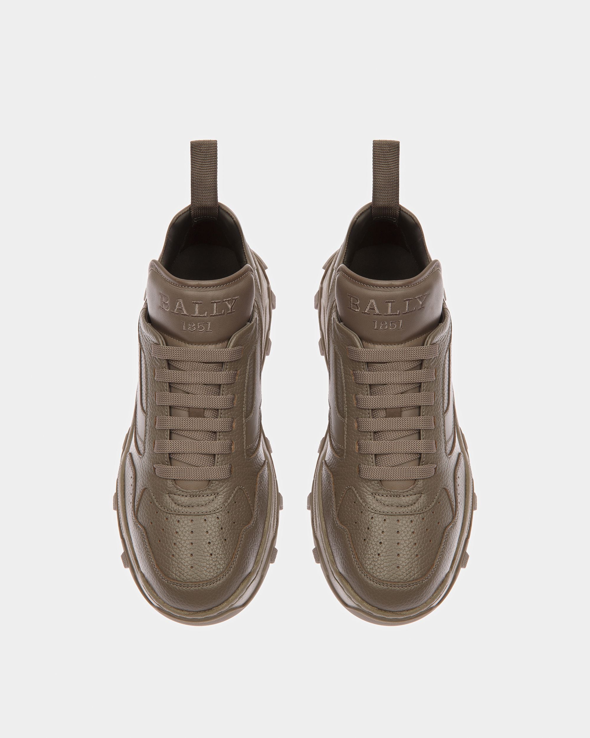 Catalyst Sneaker In Brown Leather - Women's - Bally - 02