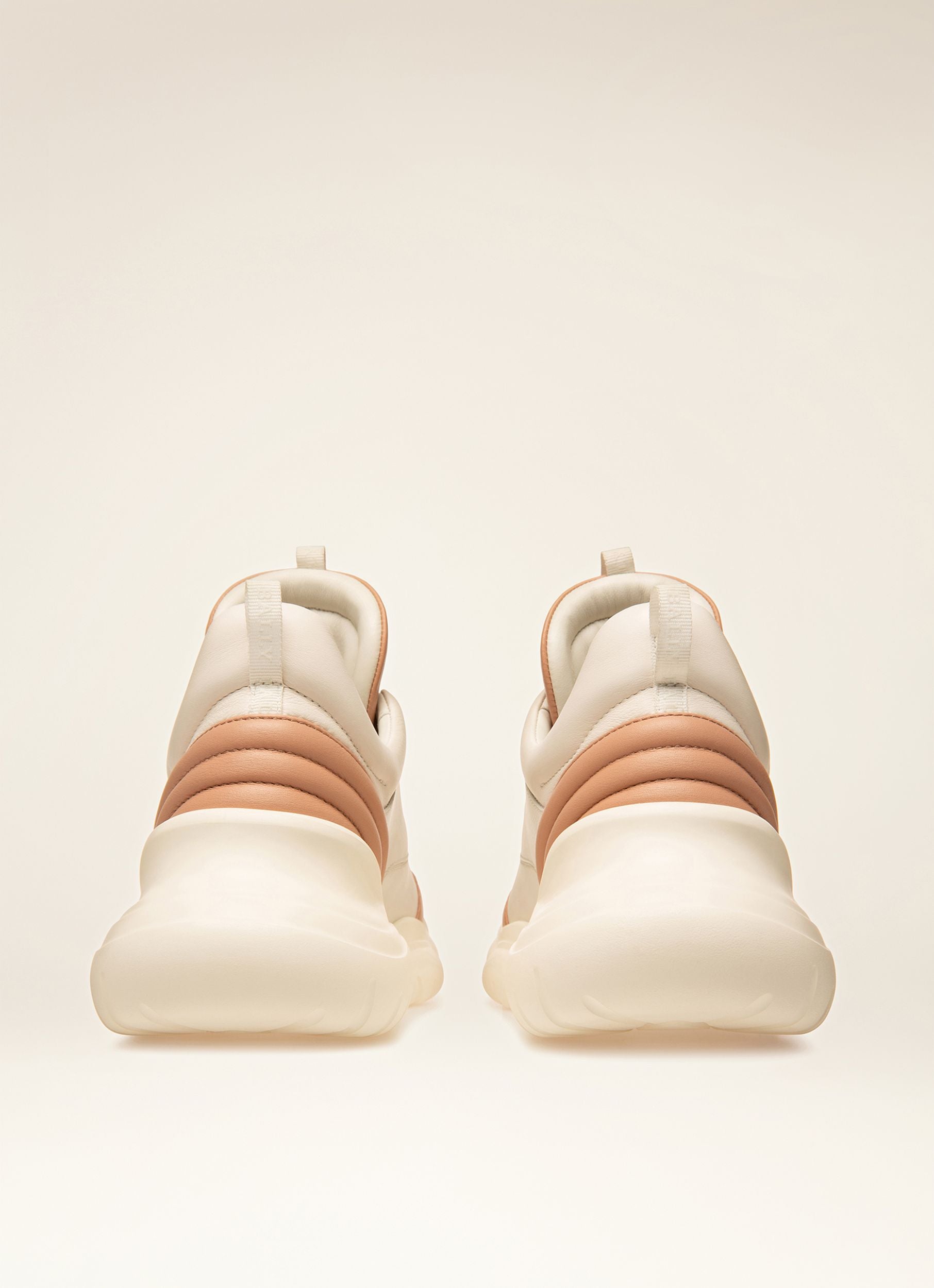 Claires Zapatillas Deportivas En Piel De Color Rosa Y Blanco - Mujer - Bally - 03