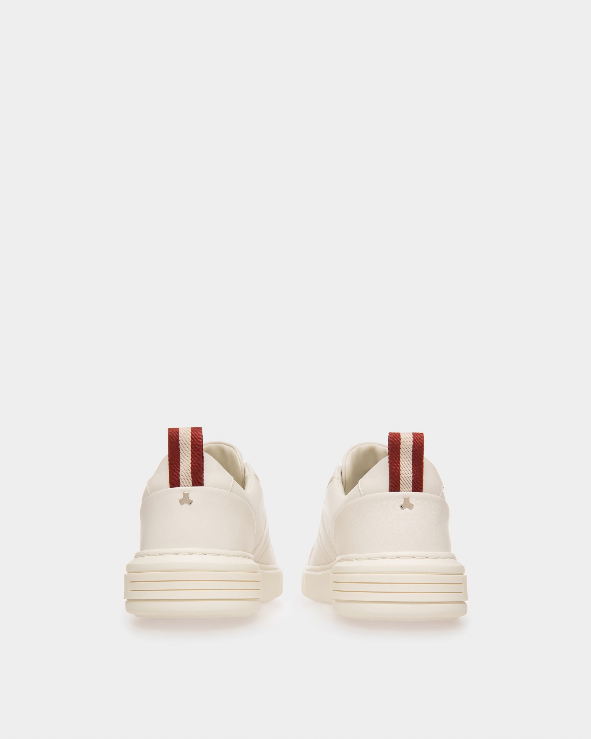 Maxim Leather Sneakers In White - Women's - Bally - 04