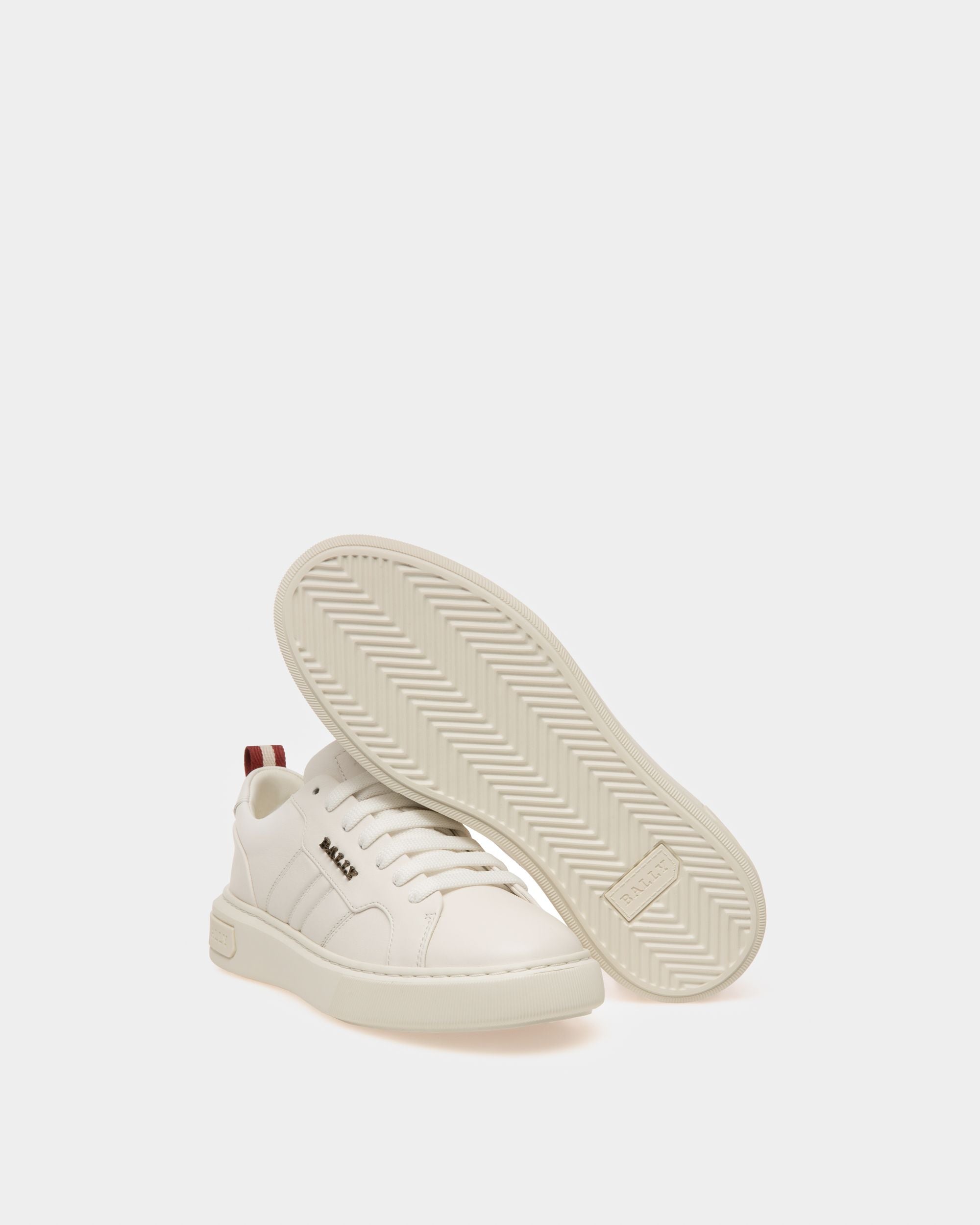 Maxim Leather Sneakers In White - Women's - Bally - 05