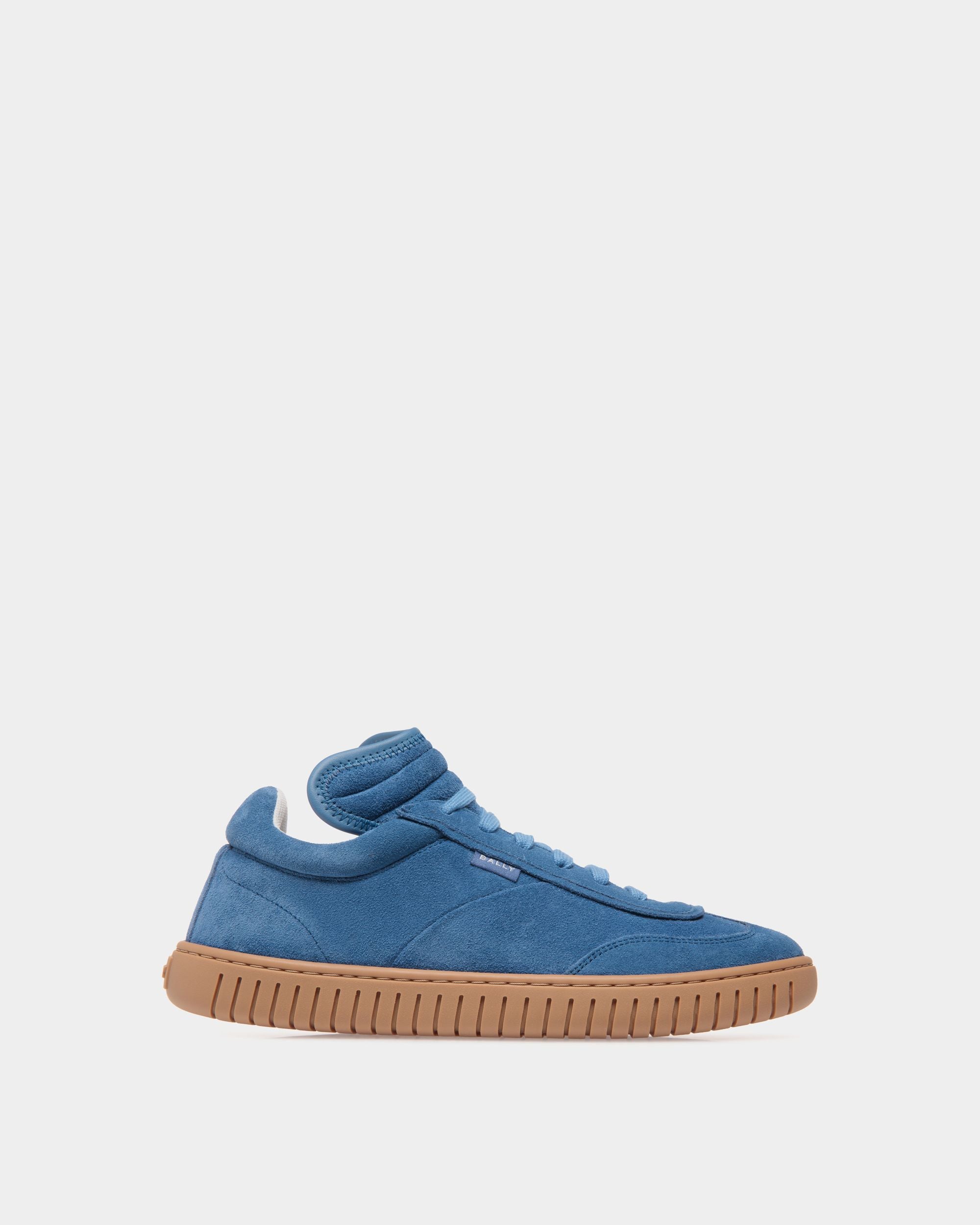 Player Sneaker In Blue Leather - Mujer - Bally - 01