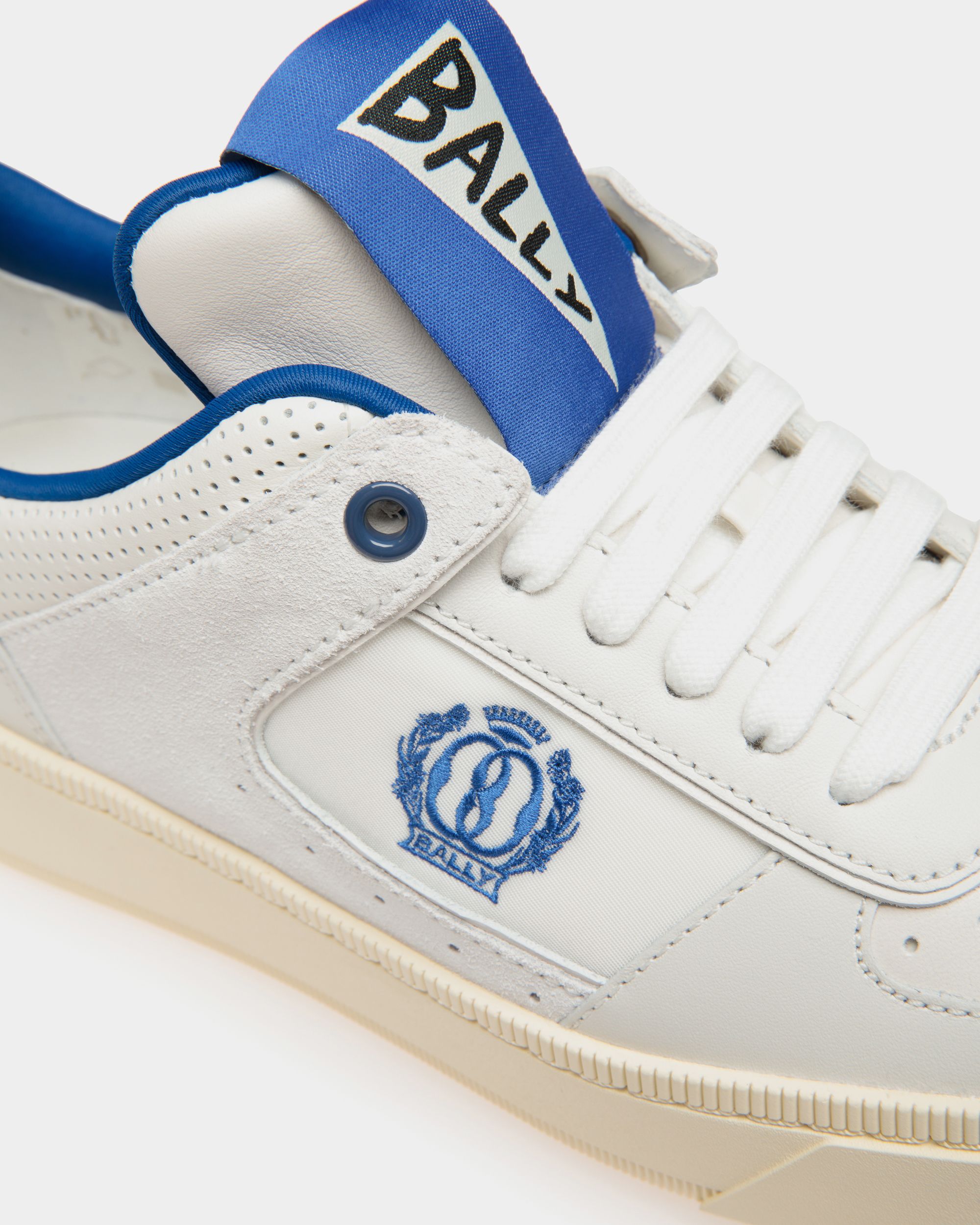 Raise Sneaker In White Leather - Women's - Bally - 05