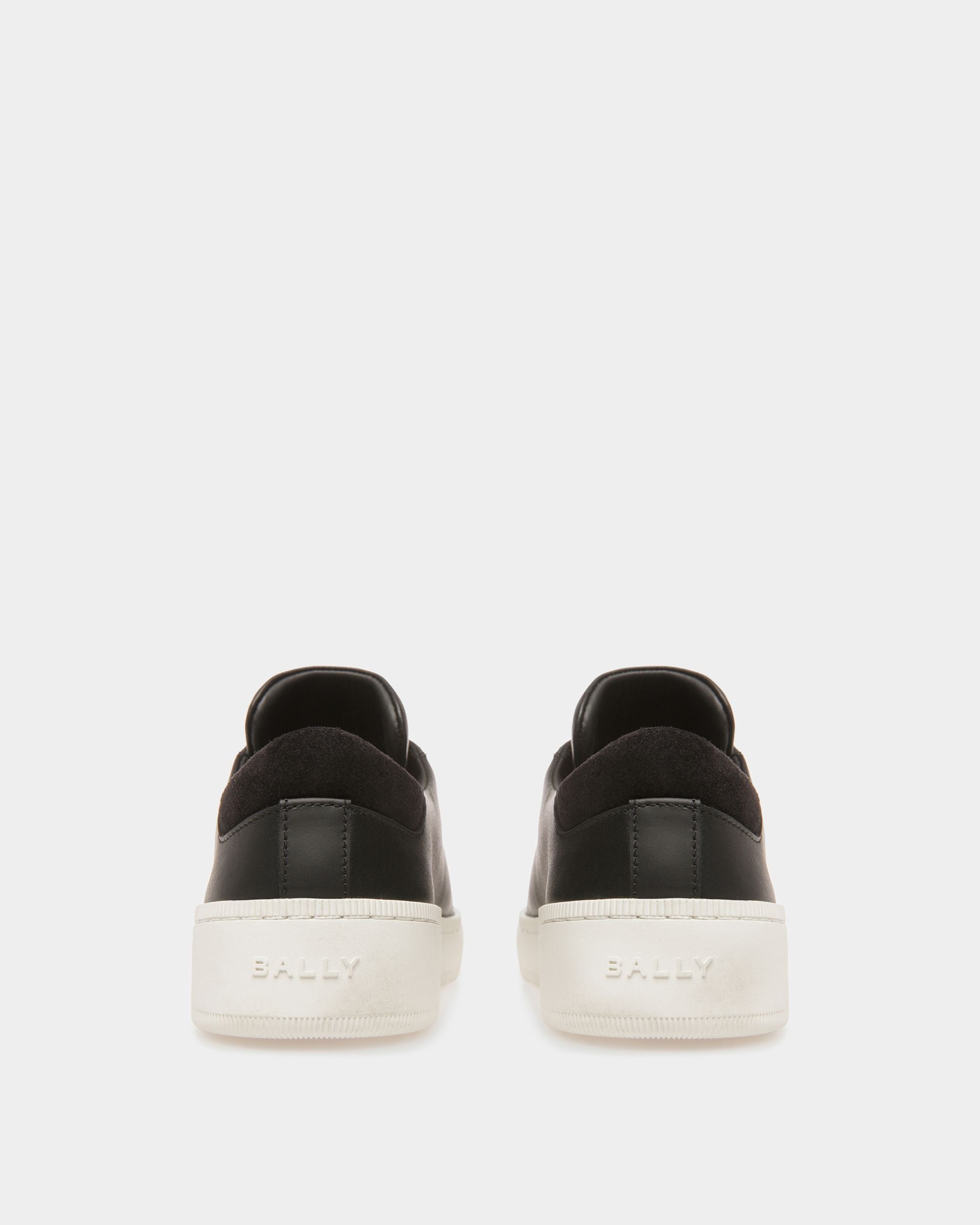 Raise Sneakers In Black And White Leather - Women's - Bally - 05