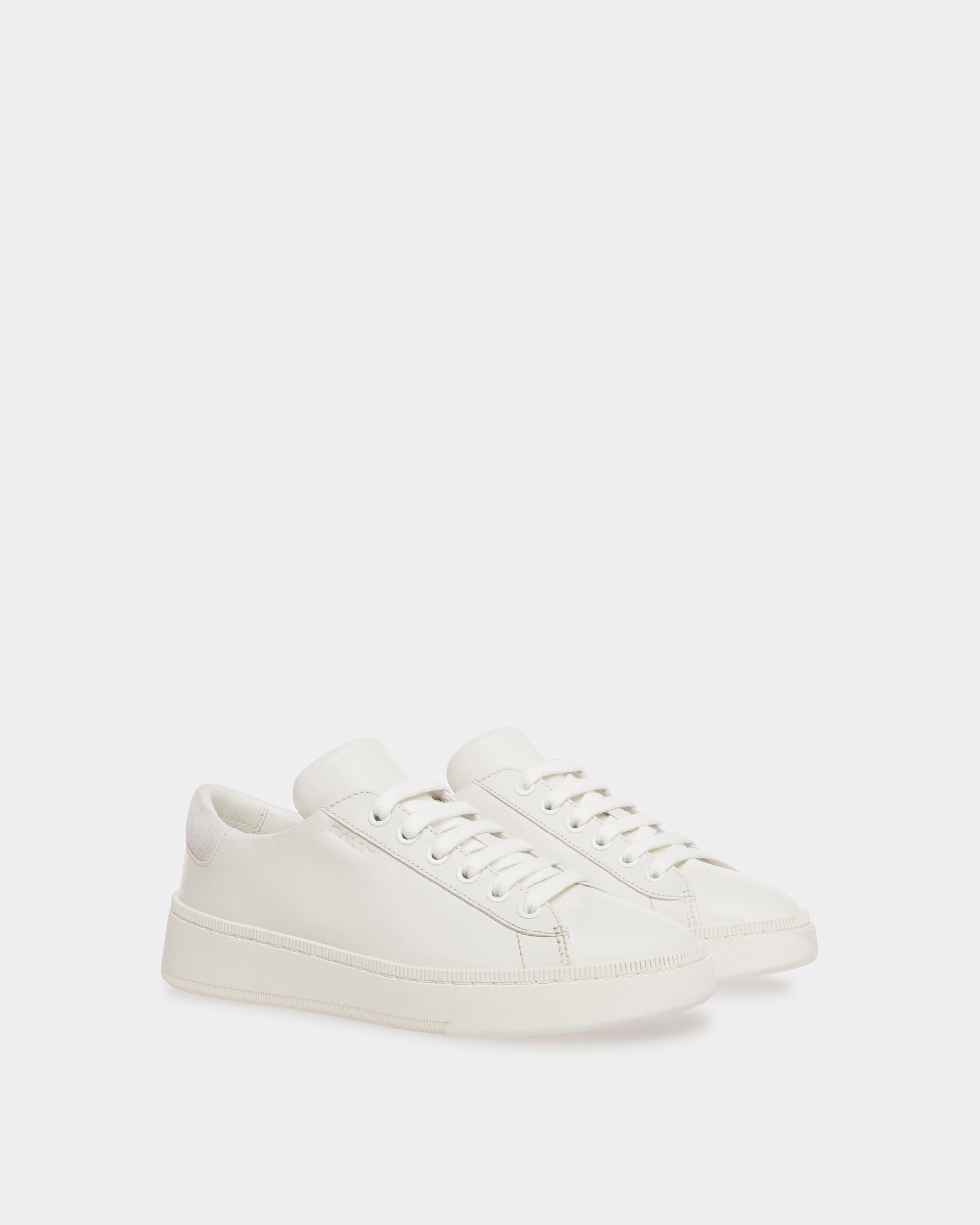 Women s Raise Sneakers In White Leather Bally