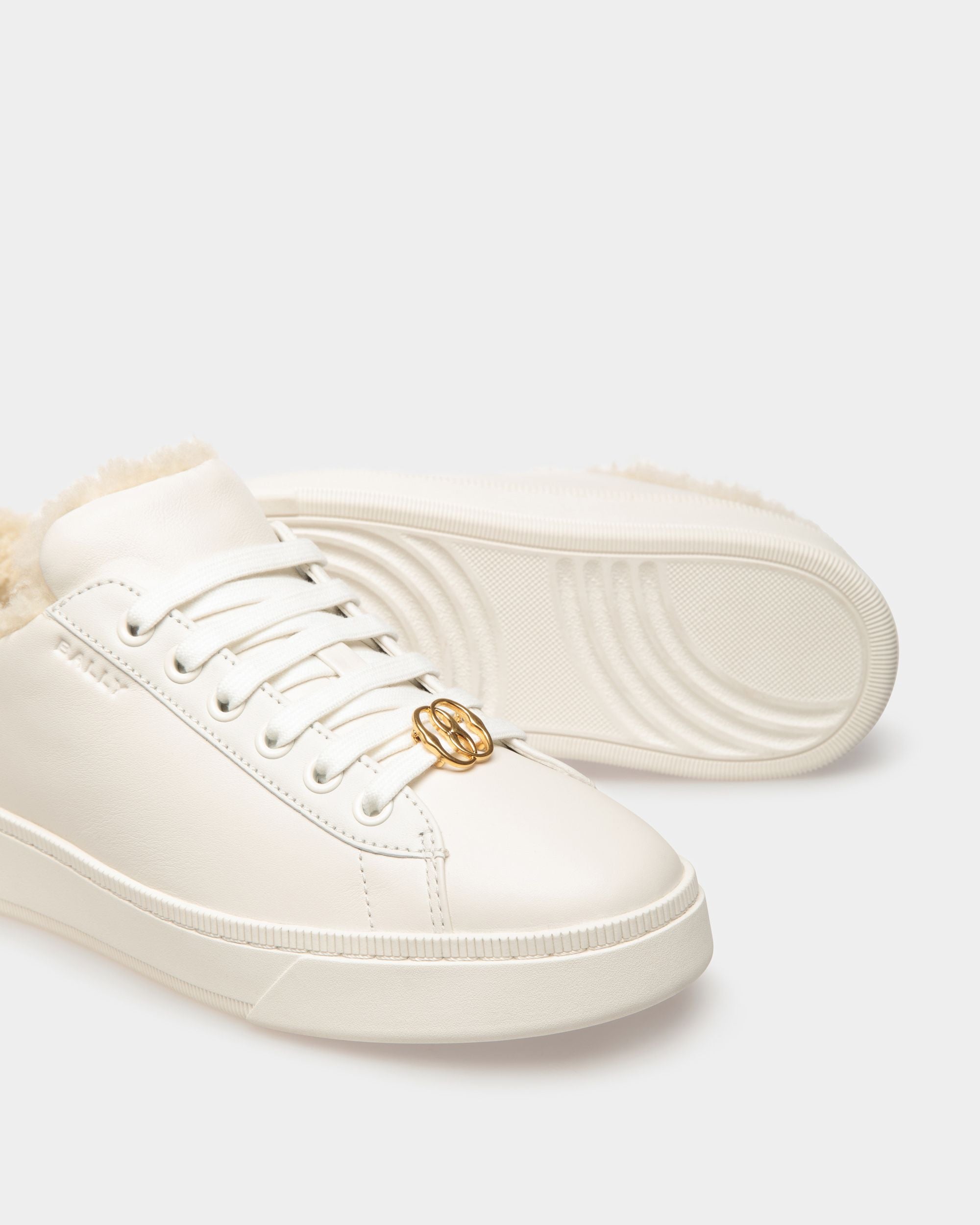 Zapatillas Raise De Piel Blanca - Mujer - Bally - 06