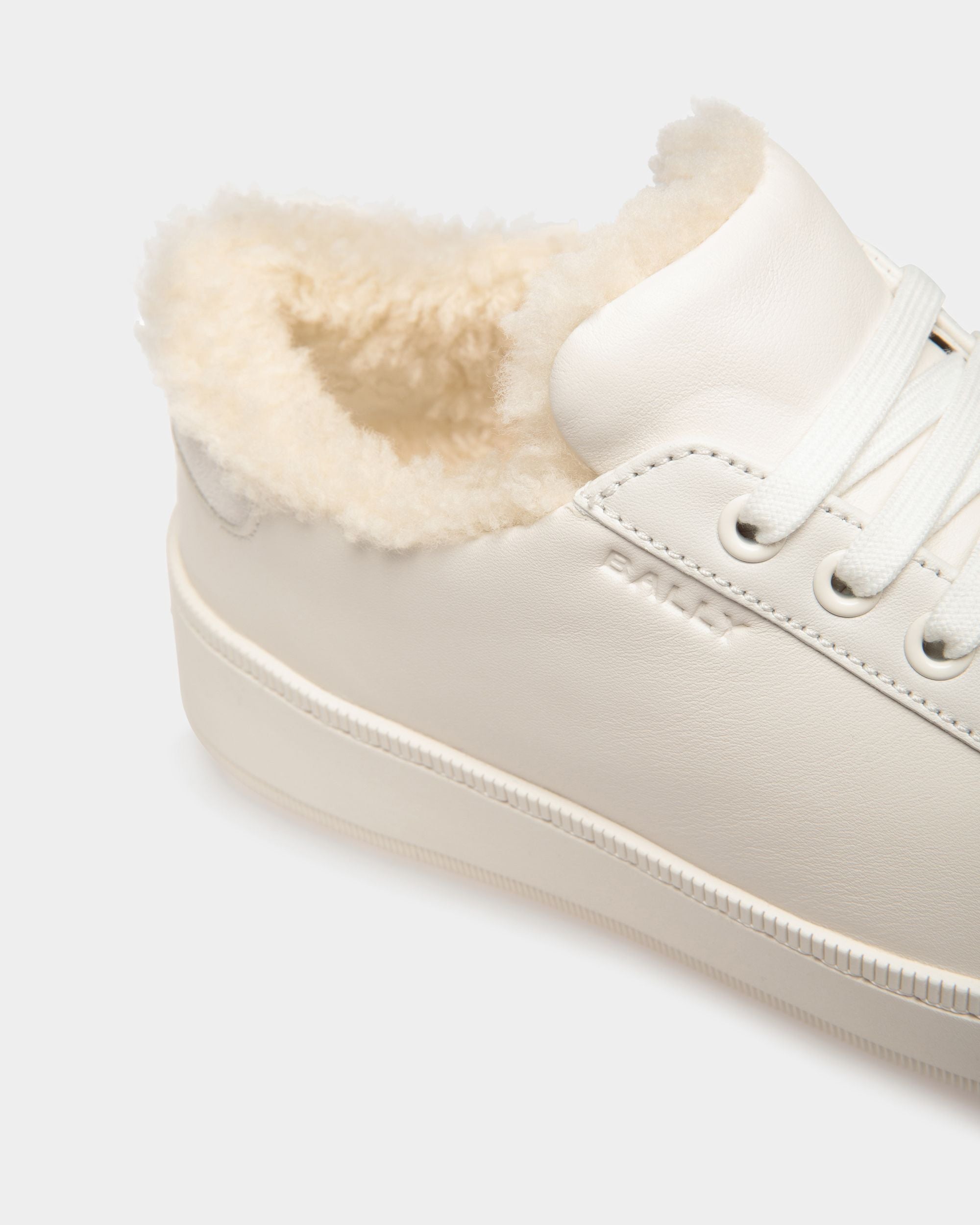 Zapatillas Raise De Piel Blanca - Mujer - Bally - 07