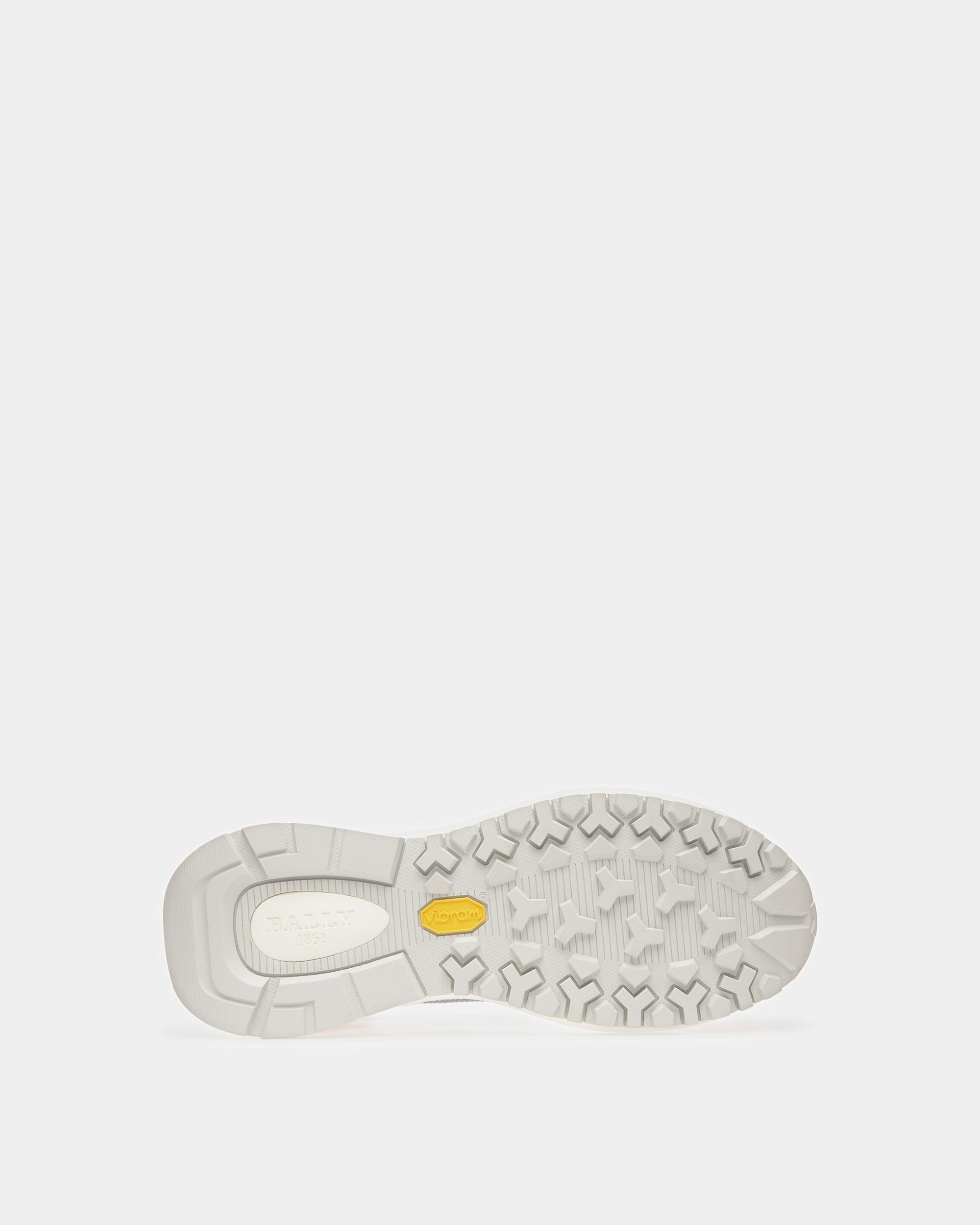 Demmy Zapatillas De Tela Y Piel En Blanco - Mujer - Bally - 03