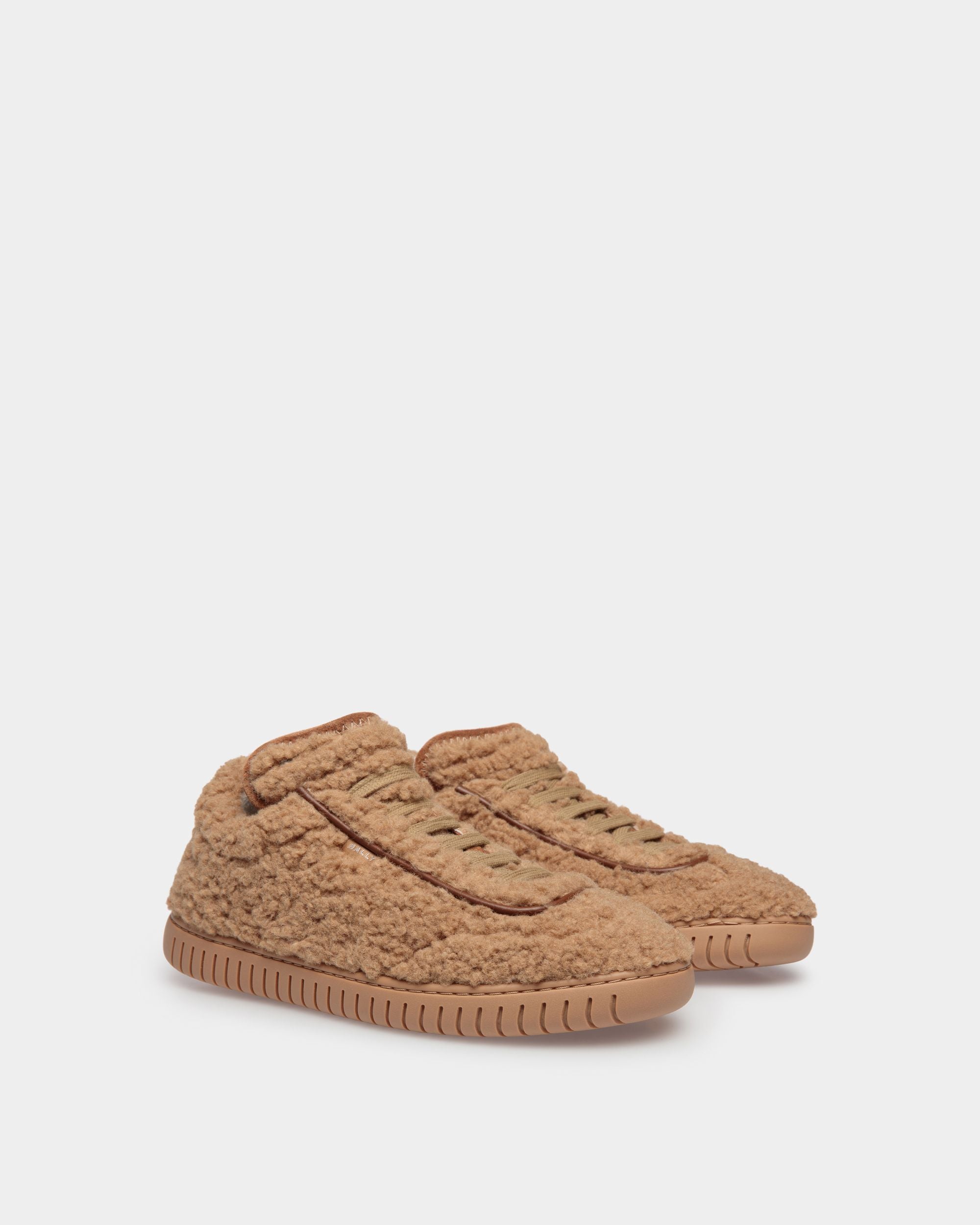 Player Sneakers In Brown Synthetic Fur - Women's - Bally - 02
