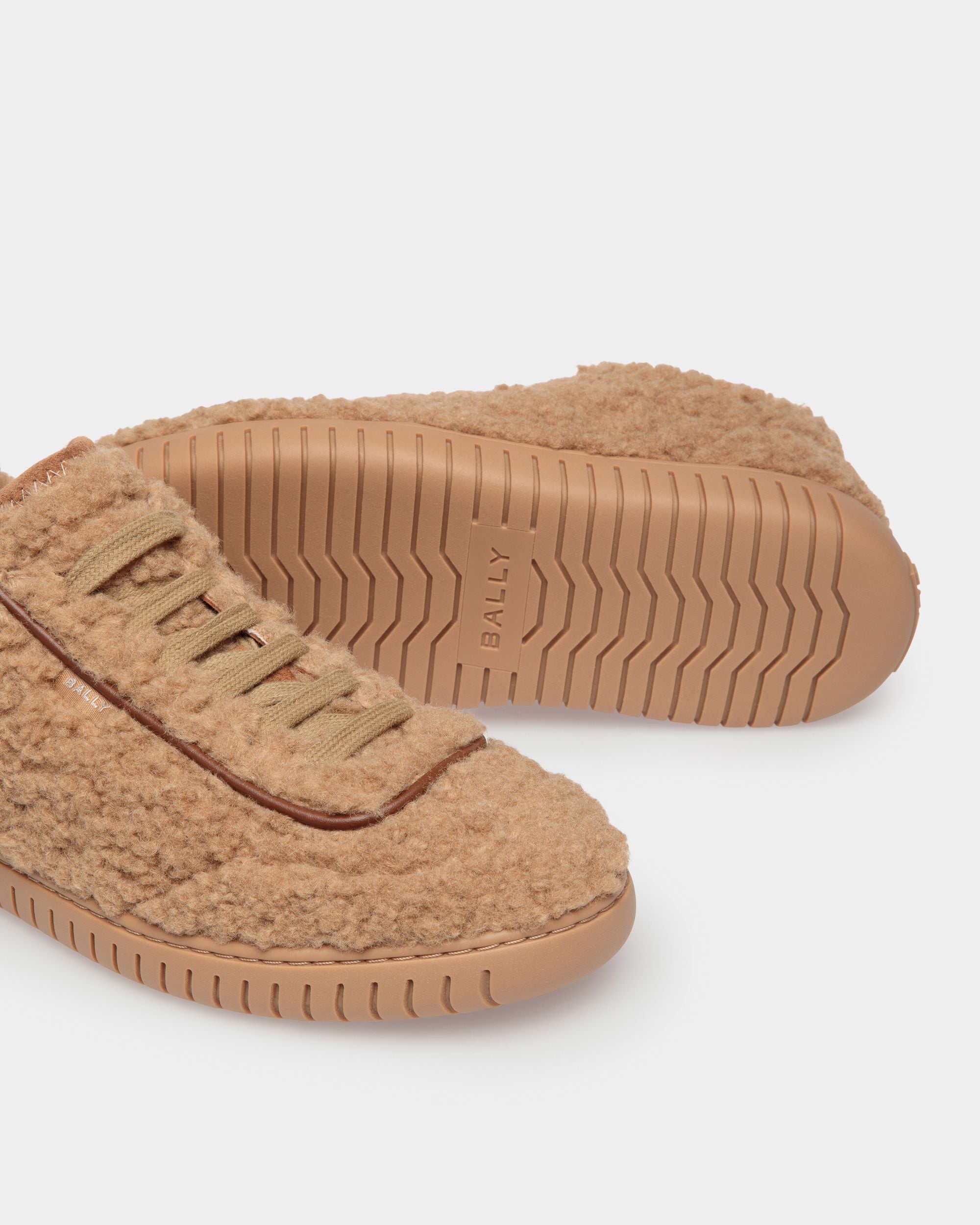 Player Sneakers In Brown Synthetic Fur - Women's - Bally - 04