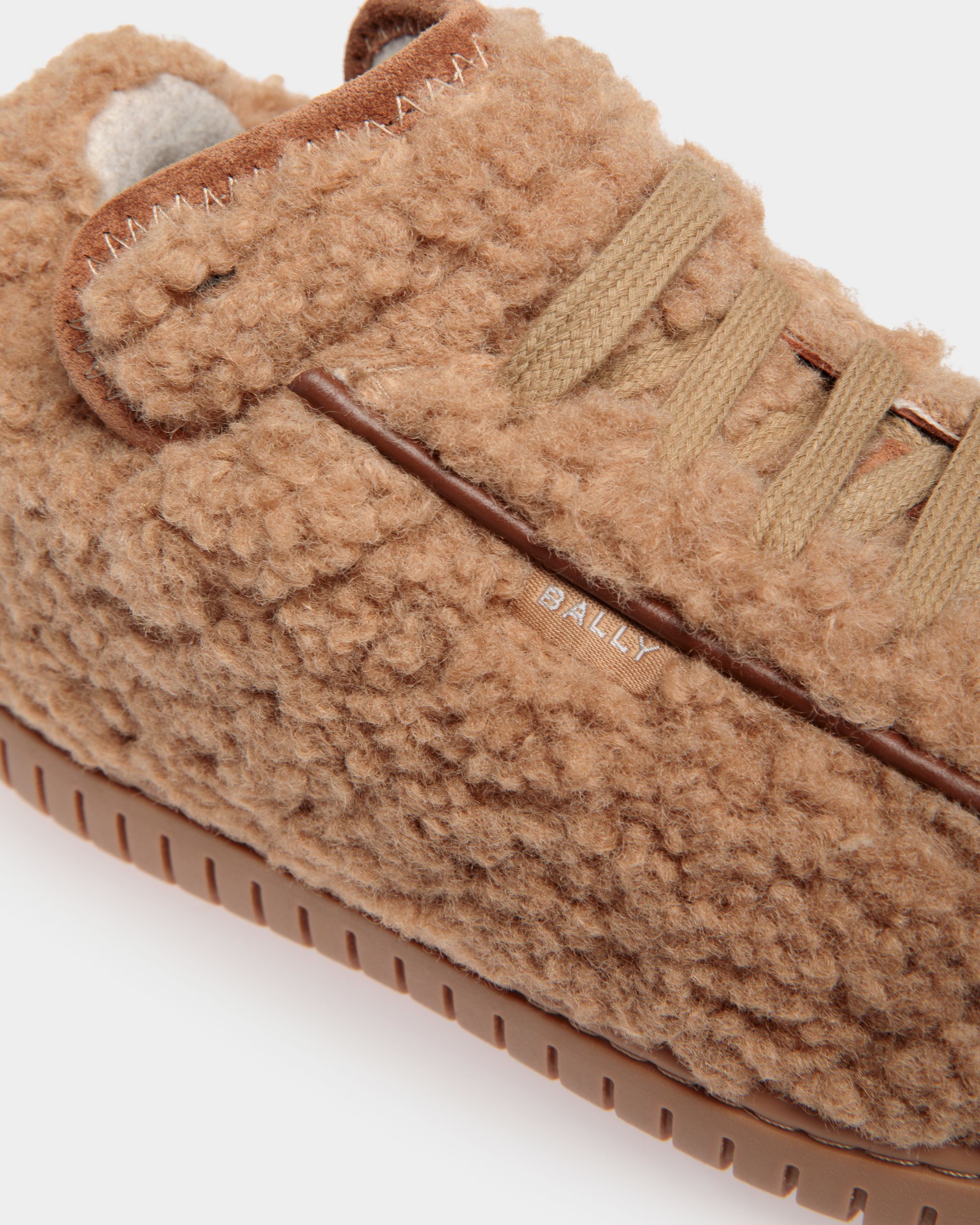Player Sneakers In Brown Synthetic Fur - Women's - Bally - 05