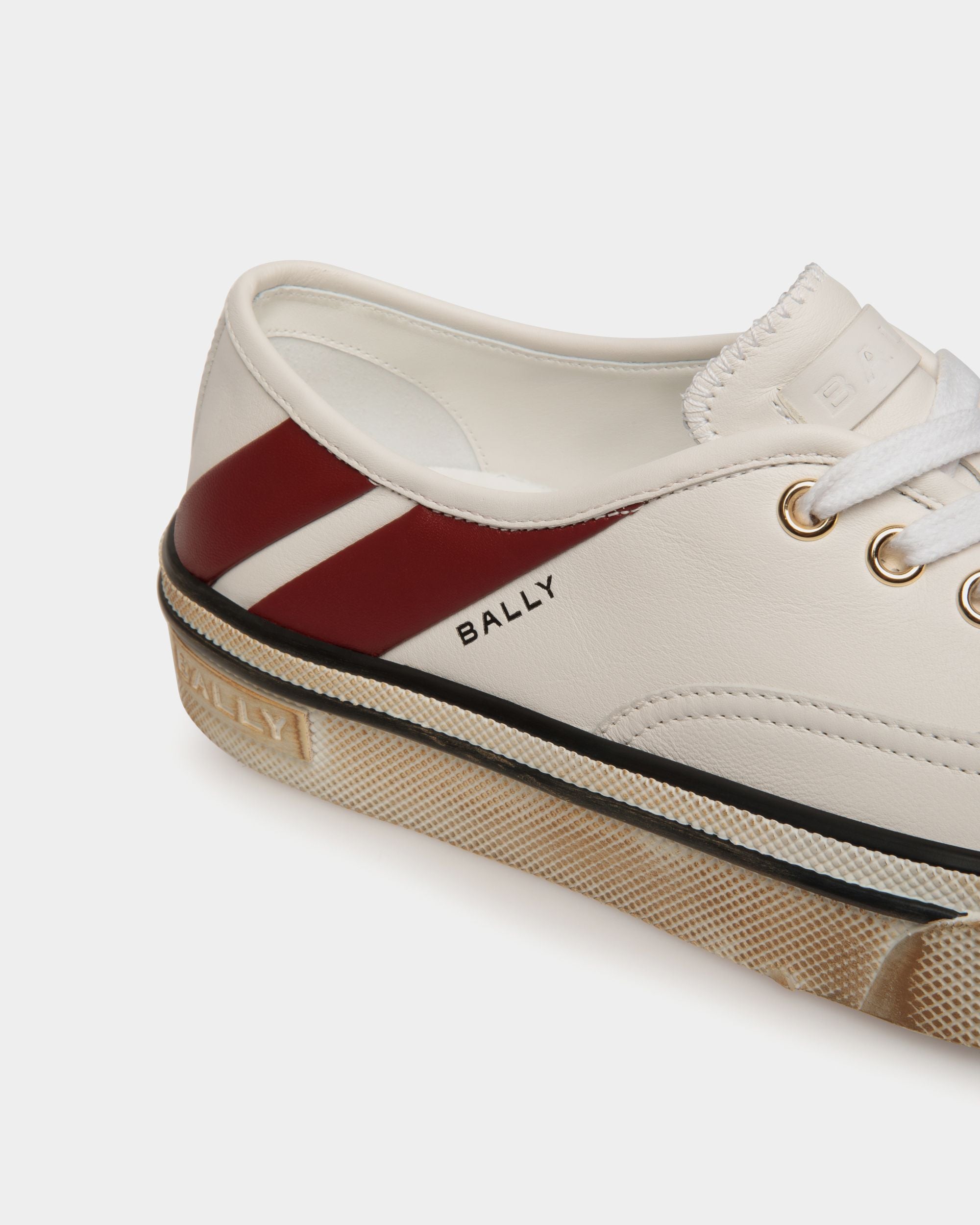 Santa Ana Sneaker In White Leather - Mujer - Bally - 05