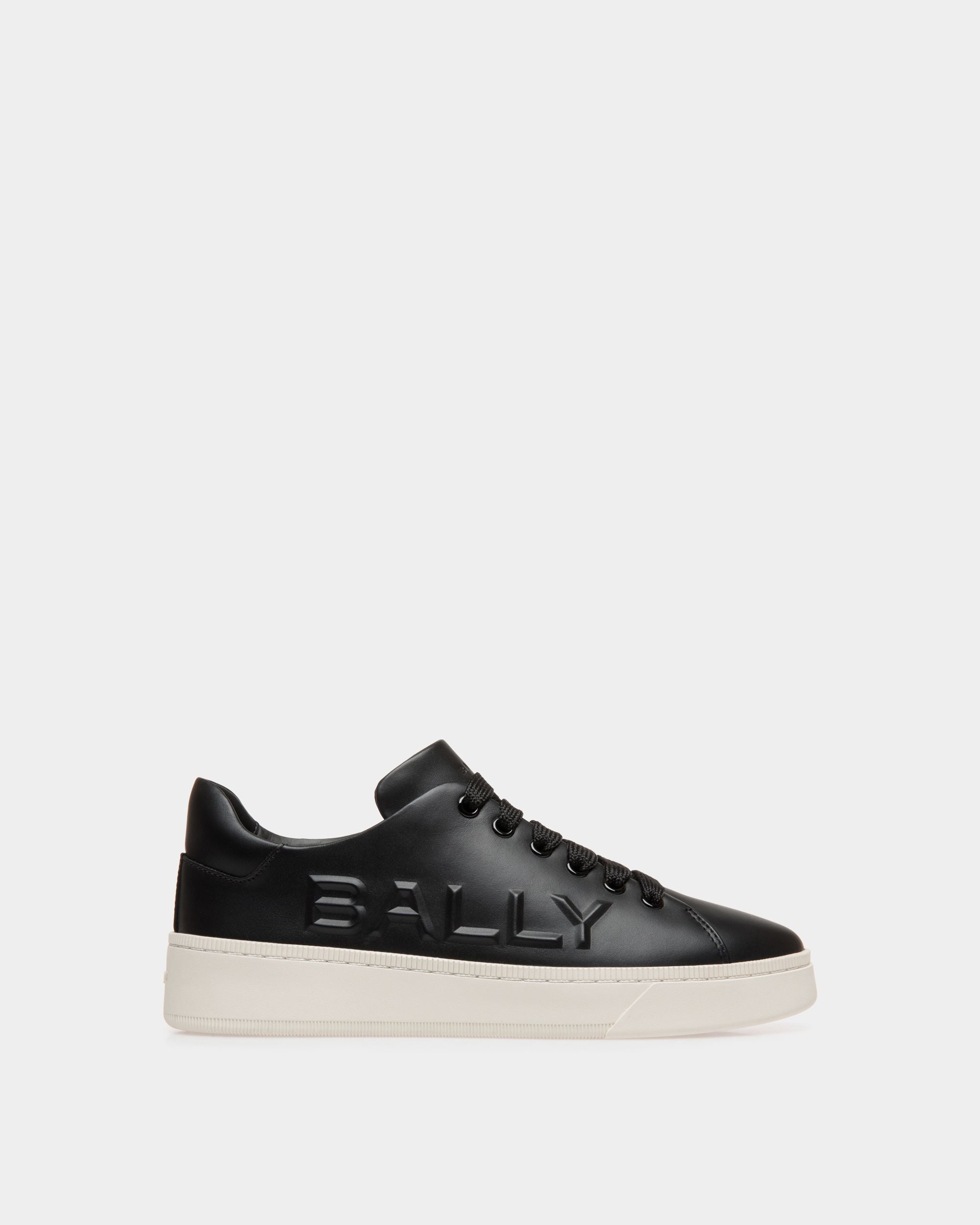 Raise Sneaker In Black Leather - Women's - Bally - 01