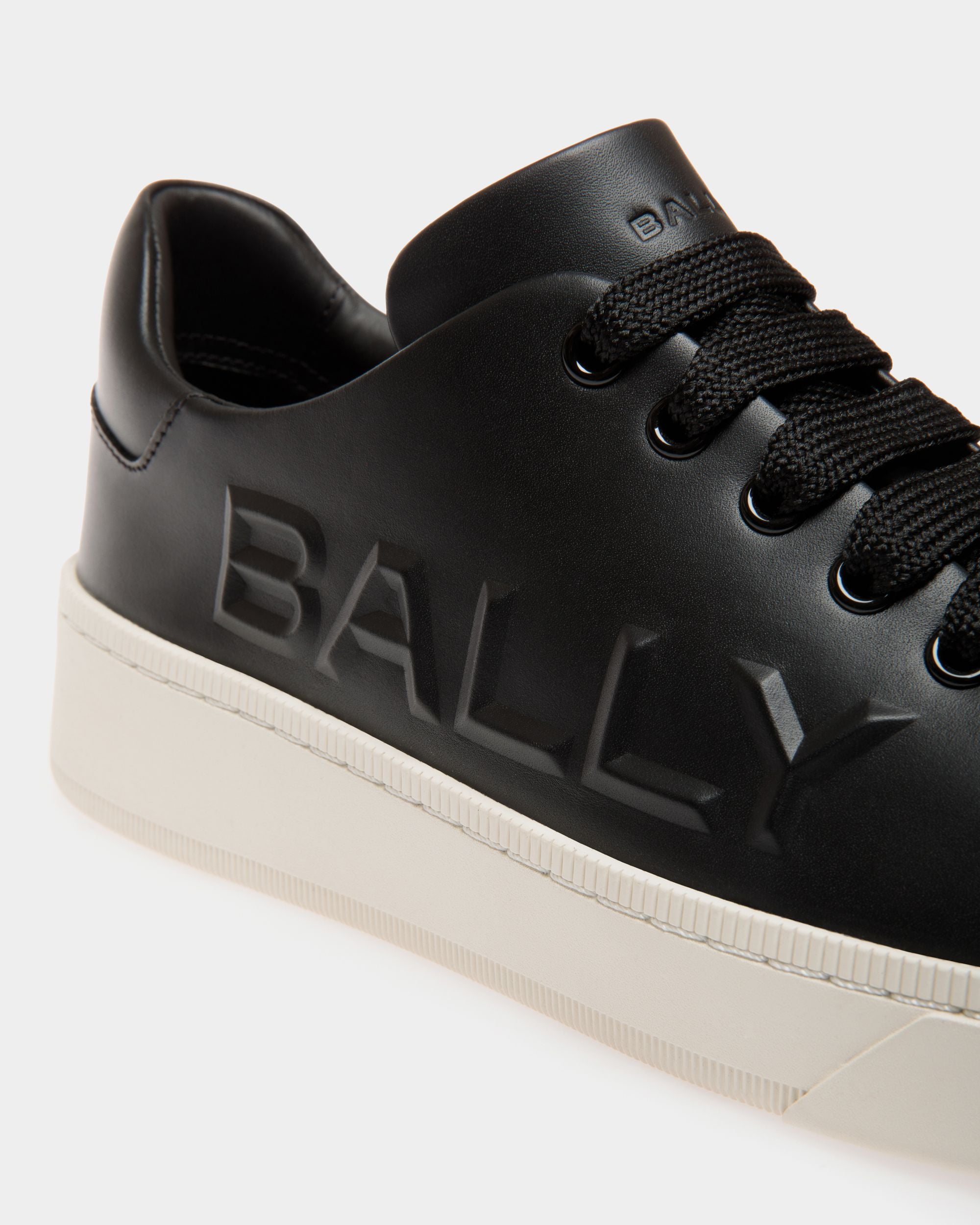 Raise Sneaker In Black Leather - Women's - Bally - 05