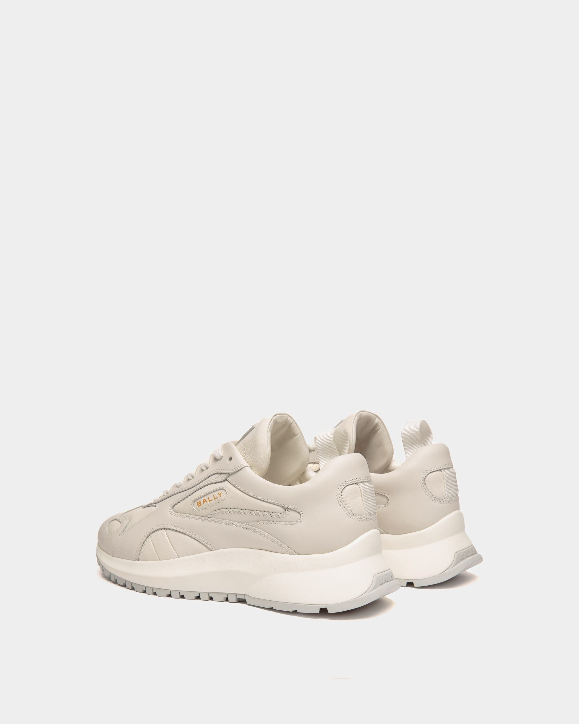 Outline Sneaker In White Leather - Women's - Bally - 03