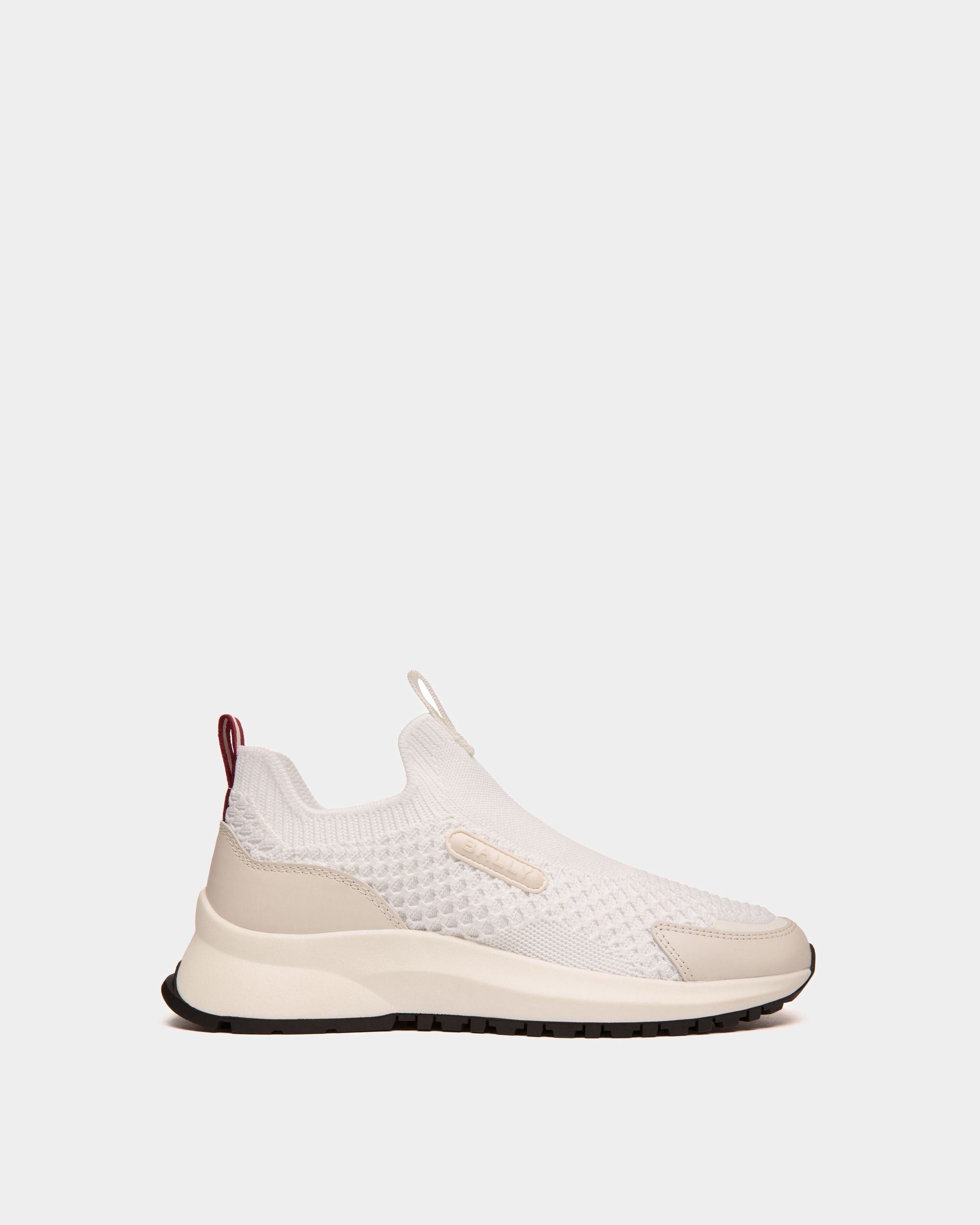 Outline Sneaker in White Knit - Women's - Bally - 01