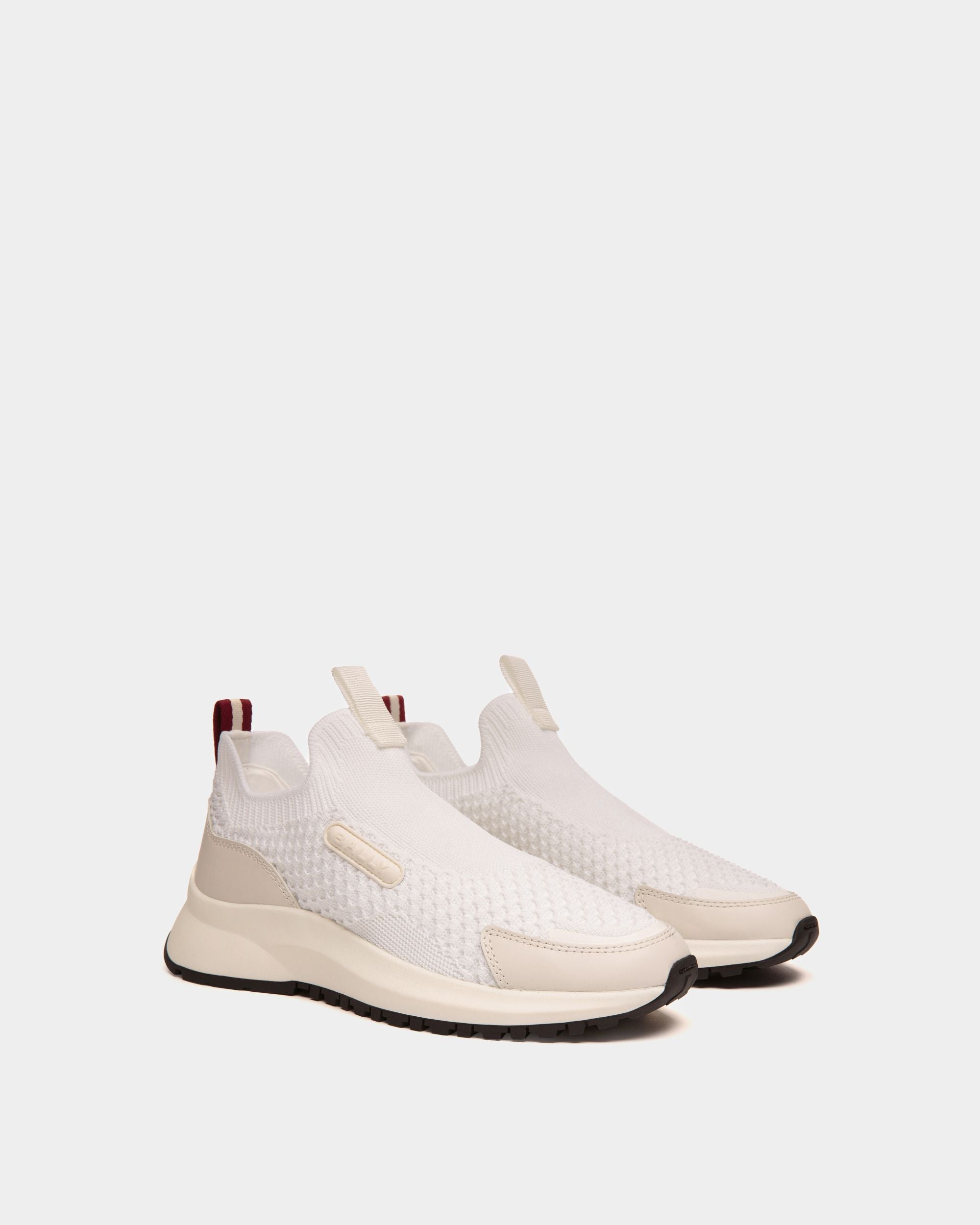 Outline Sneaker in White Knit - Women's - Bally - 02