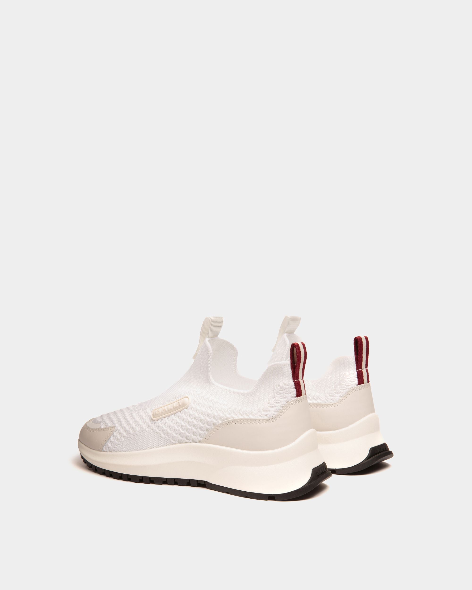 Outline Sneaker in White Knit - Women's - Bally - 03