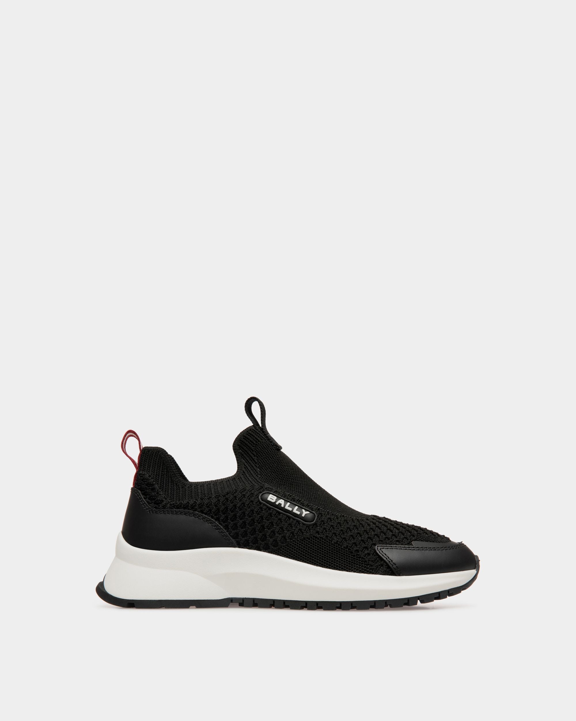 Zapatilla Outline De Punto Negro - Mujer - Bally - 01