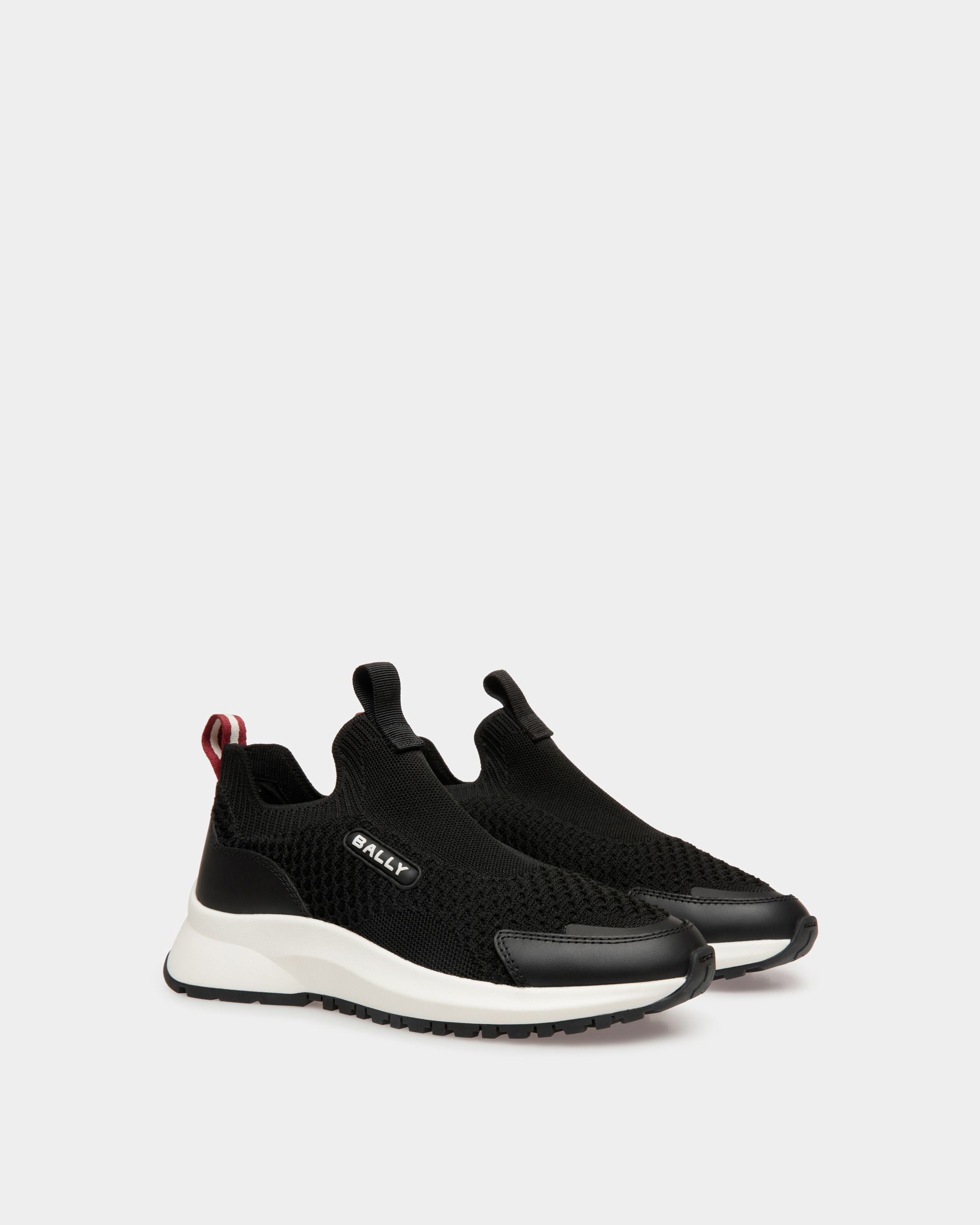 Zapatilla Outline De Punto Negro - Mujer - Bally - 02