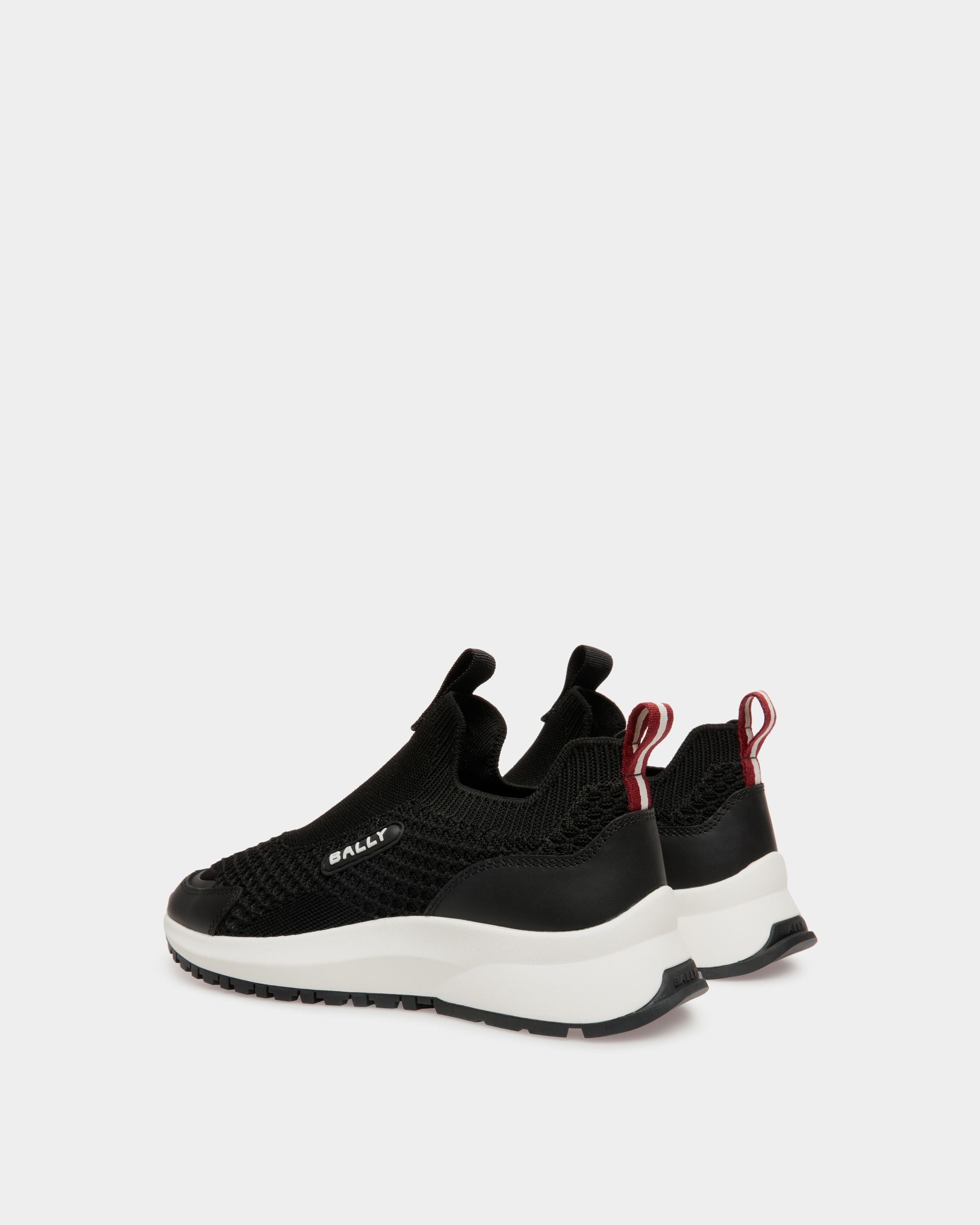Zapatilla Outline De Punto Negro - Mujer - Bally - 03