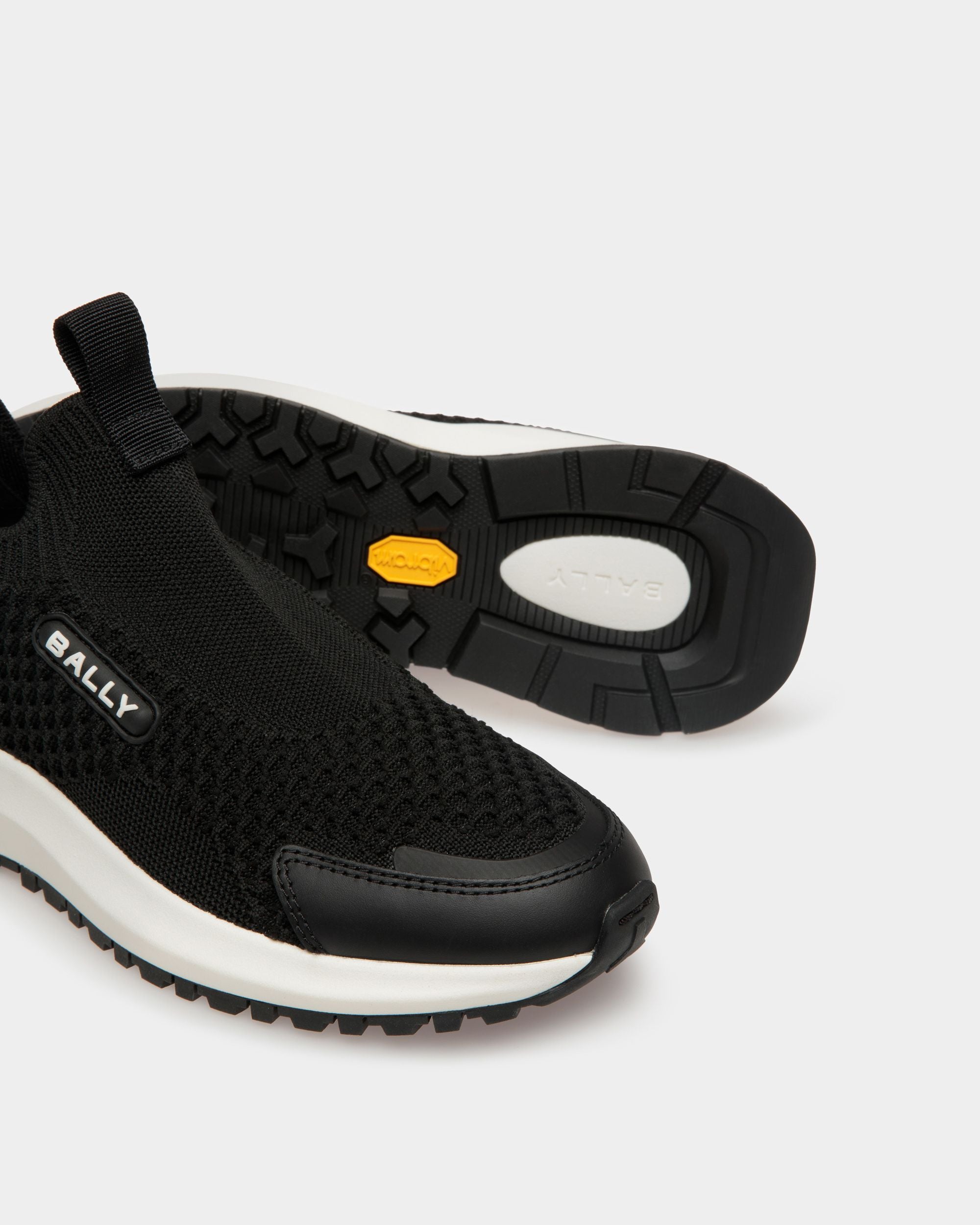 Zapatilla Outline De Punto Negro - Mujer - Bally - 04