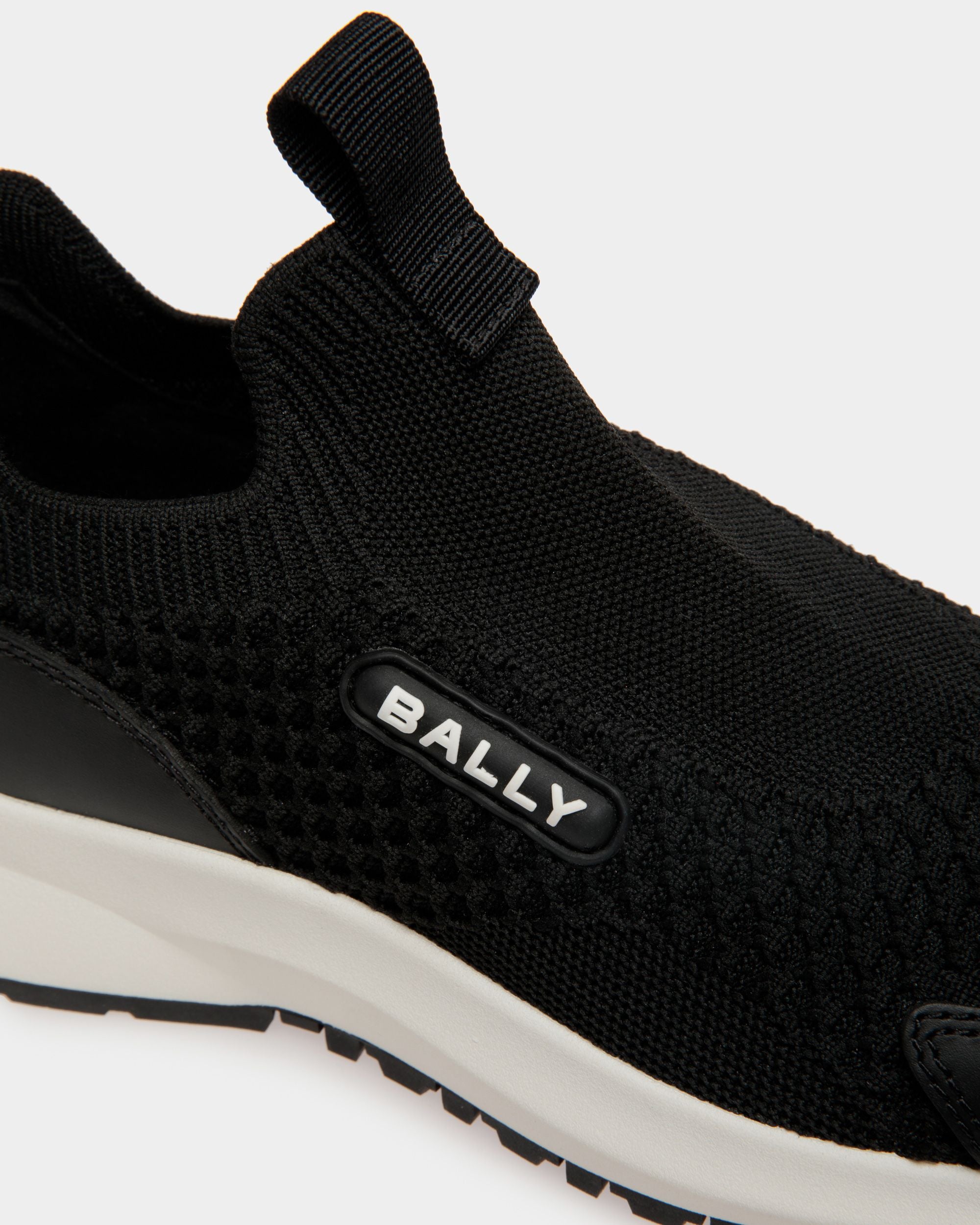Zapatilla Outline De Punto Negro - Mujer - Bally - 05
