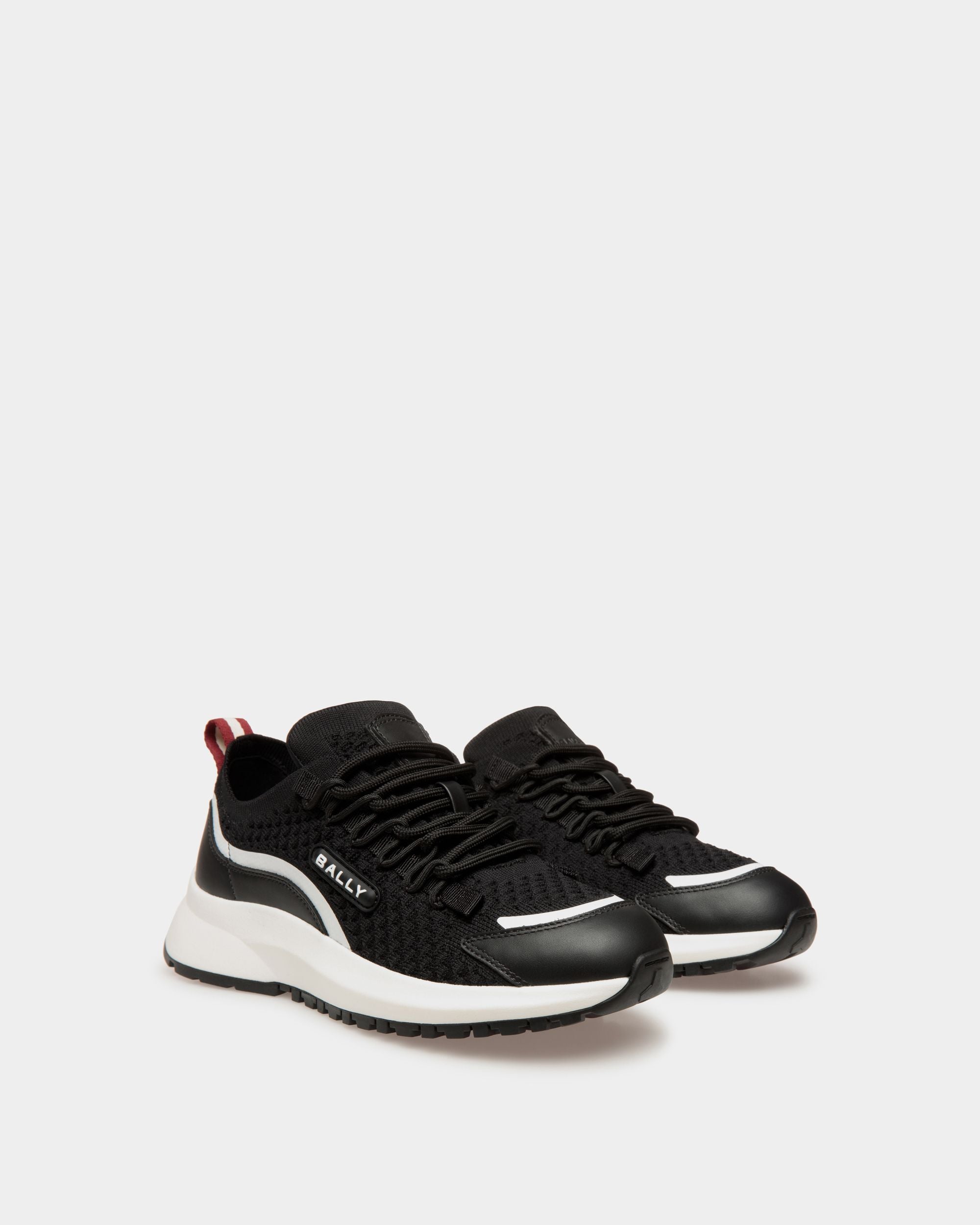 Zapatillas Outline De Punto Color Negro - Mujer - Bally - 02