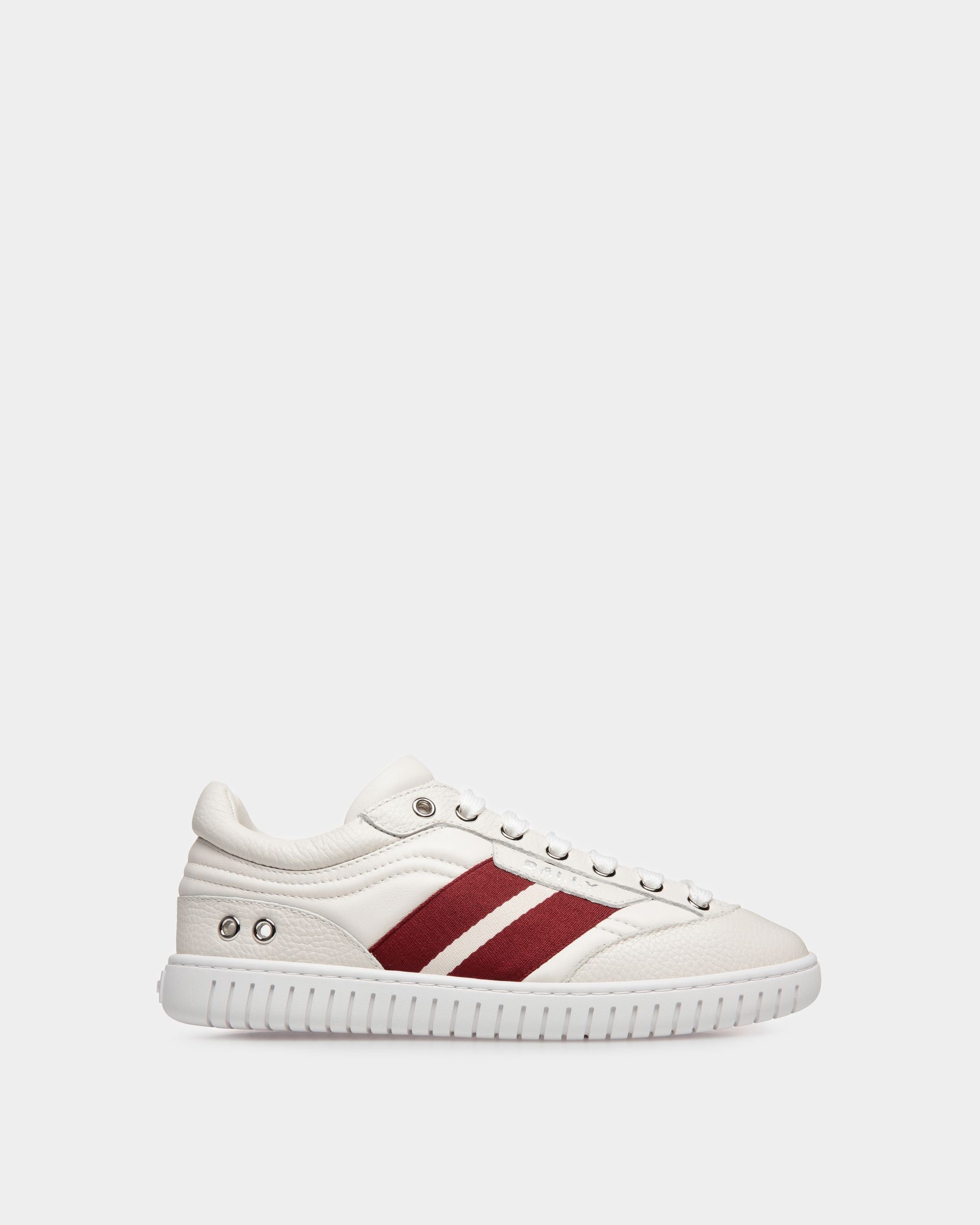 Player Sneaker In White Leather - Women's - Bally - 01
