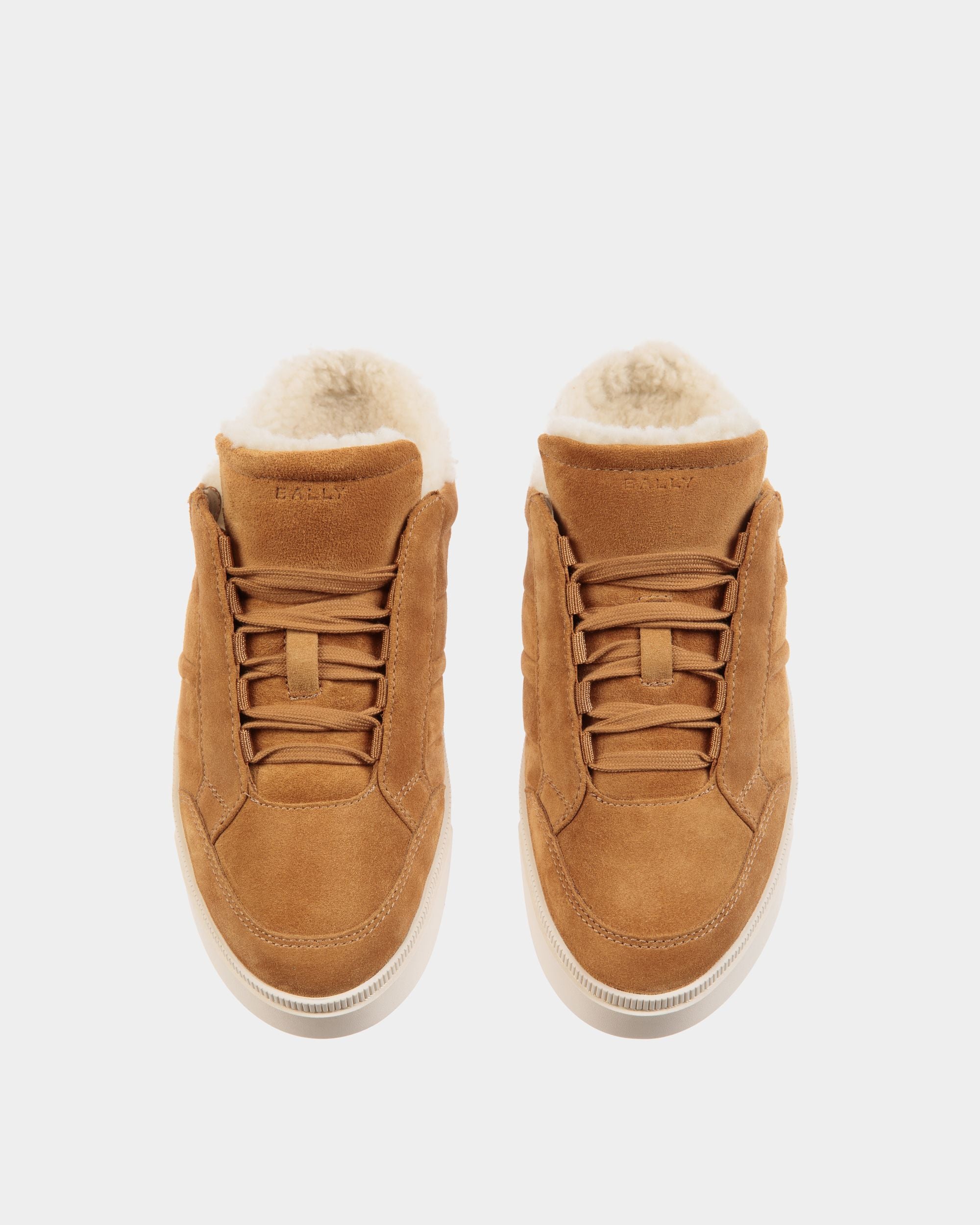 Raise Sneaker In Brown Leather - Women's - Bally - 04