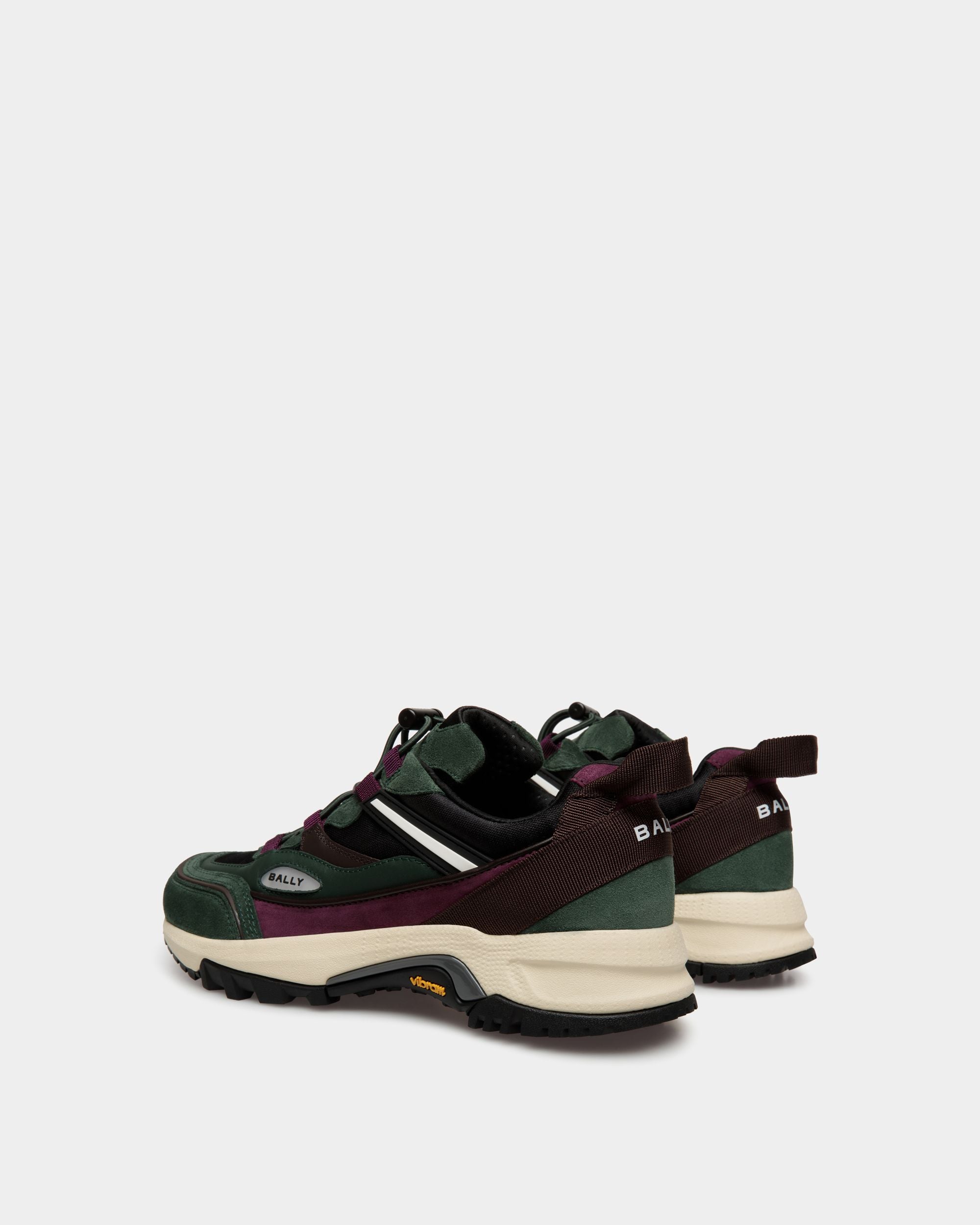 Faster Sneaker In Bottle Green Nylon - Women's - Bally - 03