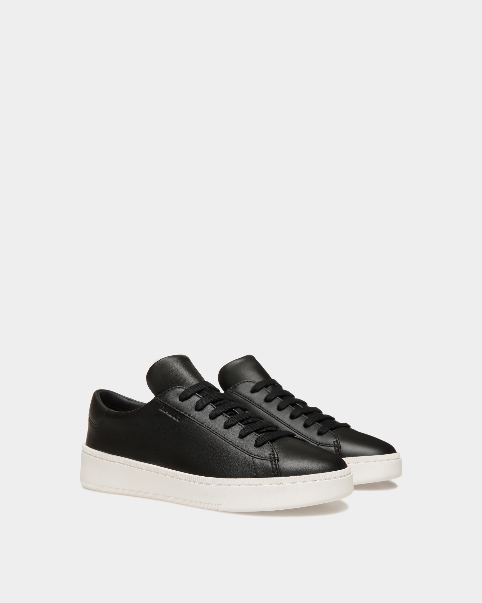 Zapatilla Raise De Piel Negra - Mujer - Bally - 02