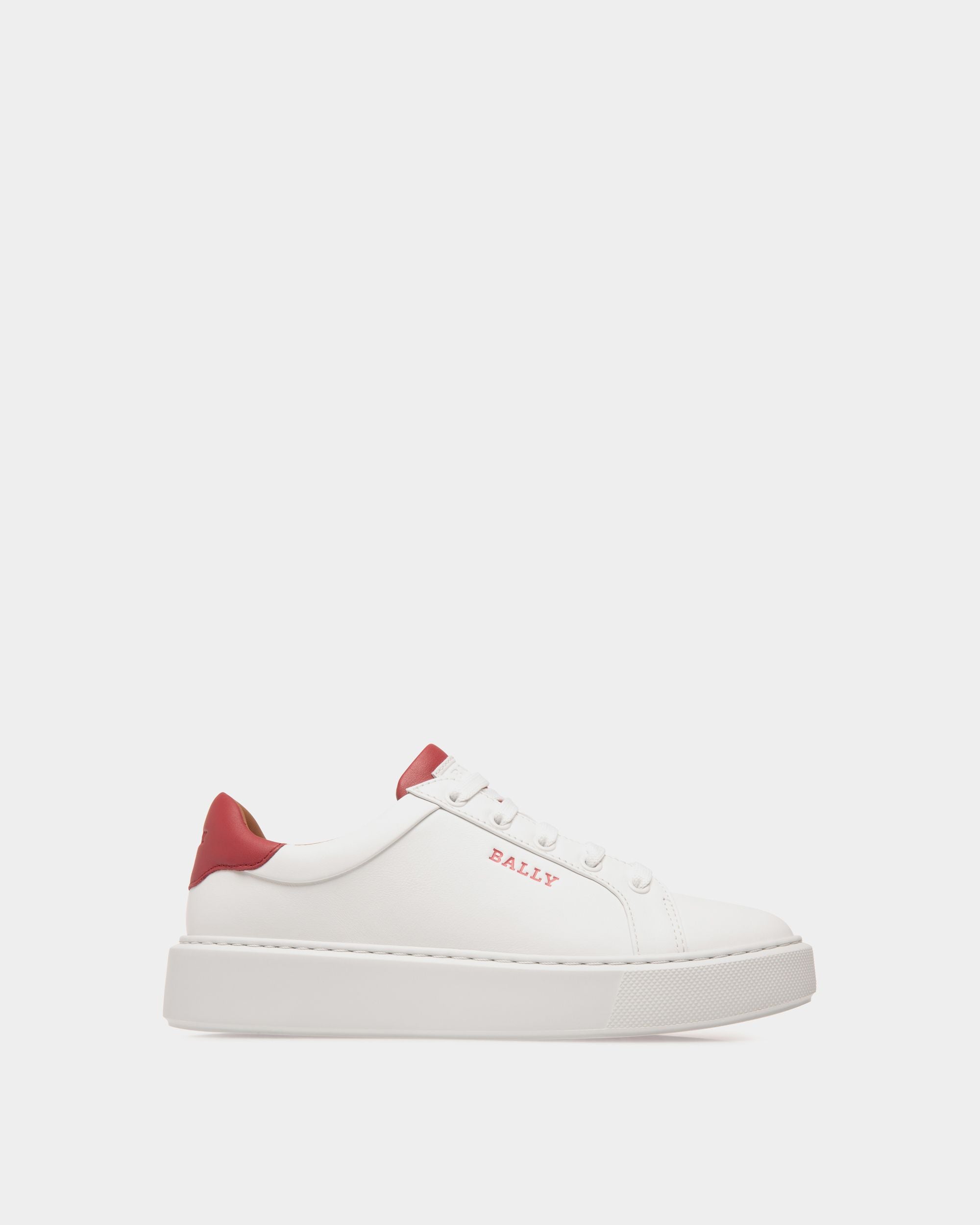 Sneaker In White Leather - Women's - Bally - 01