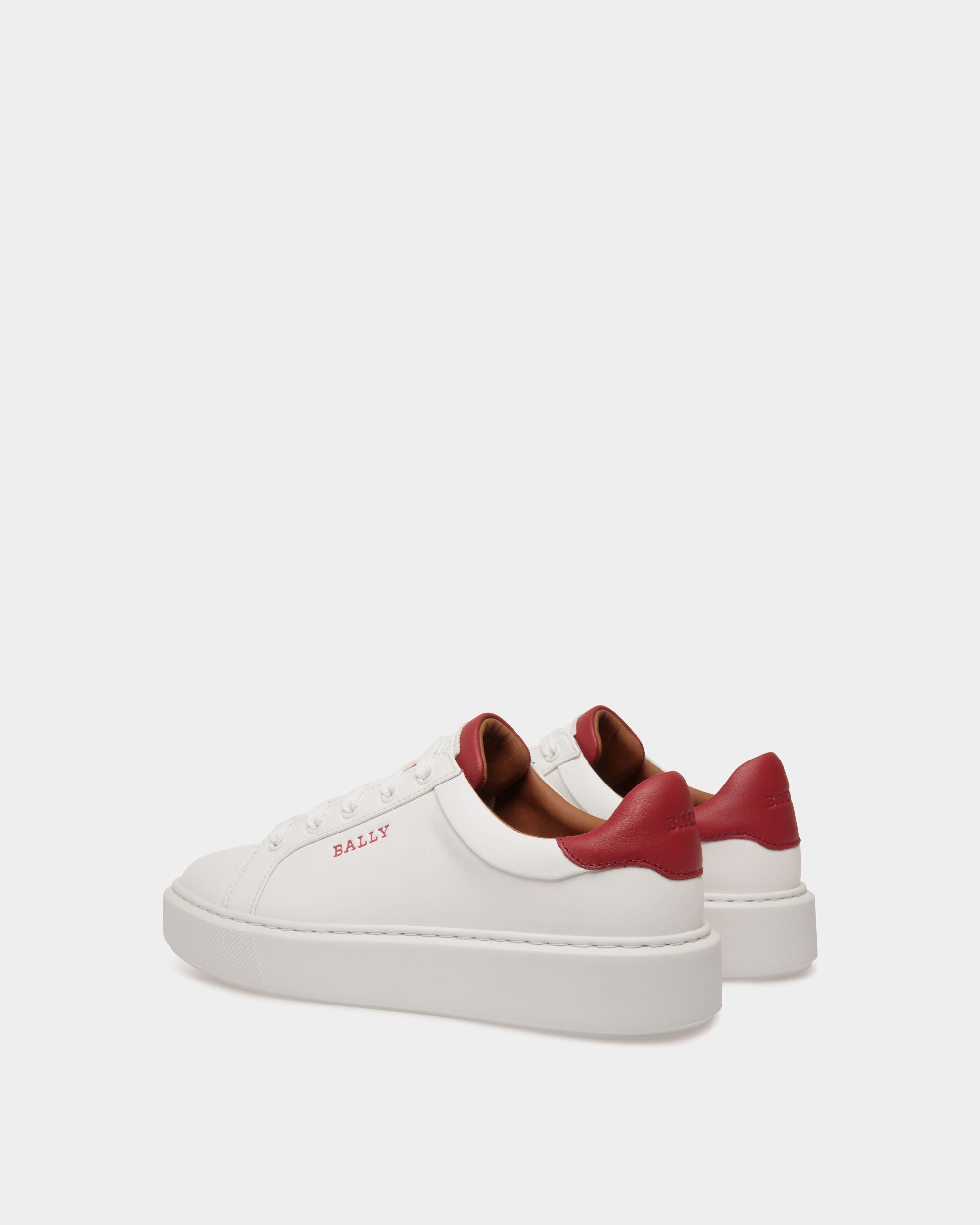 Sneaker In White Leather - Women's - Bally - 03