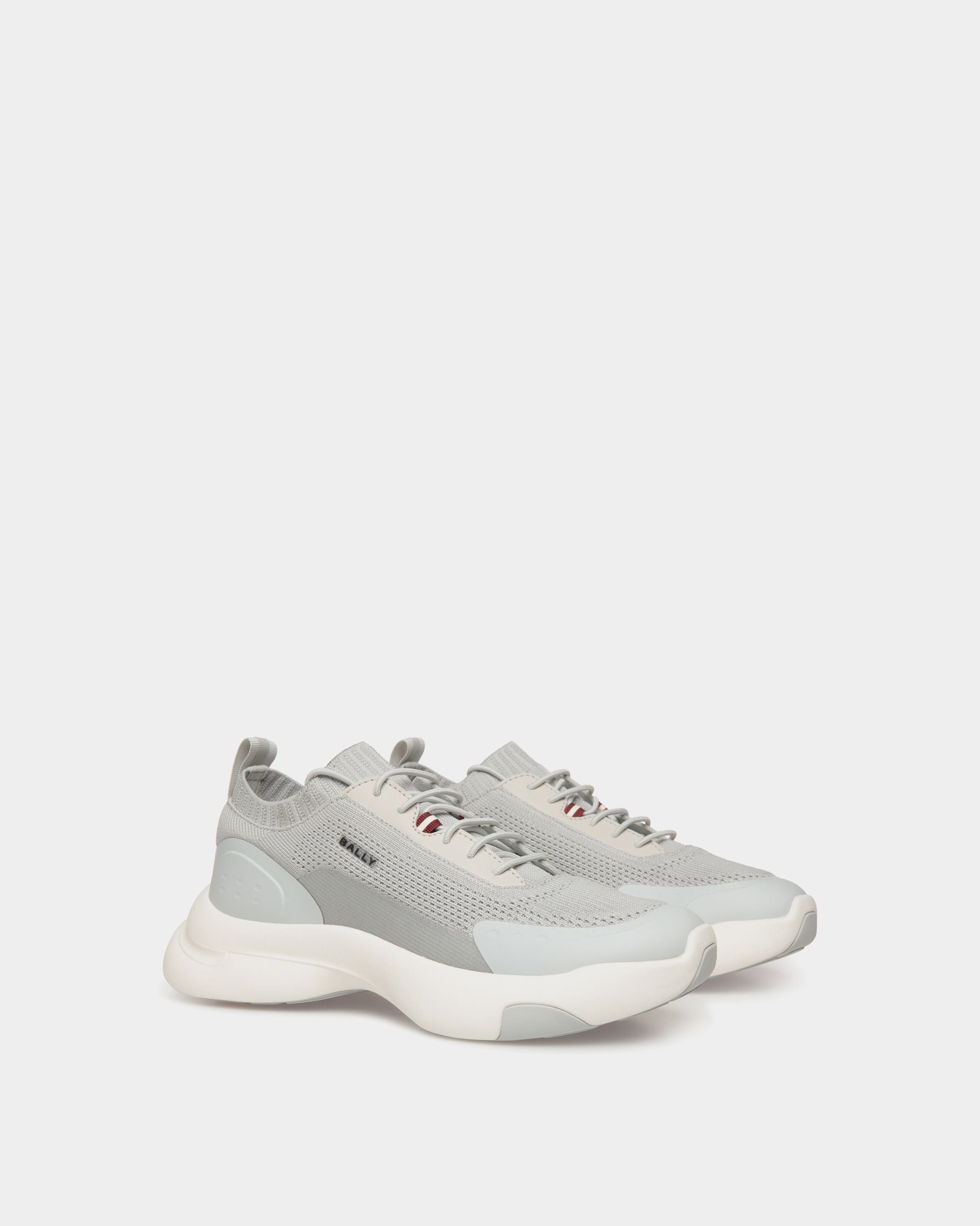 Dune Sneaker in Light Grey  Knit - Women's - Bally - 03