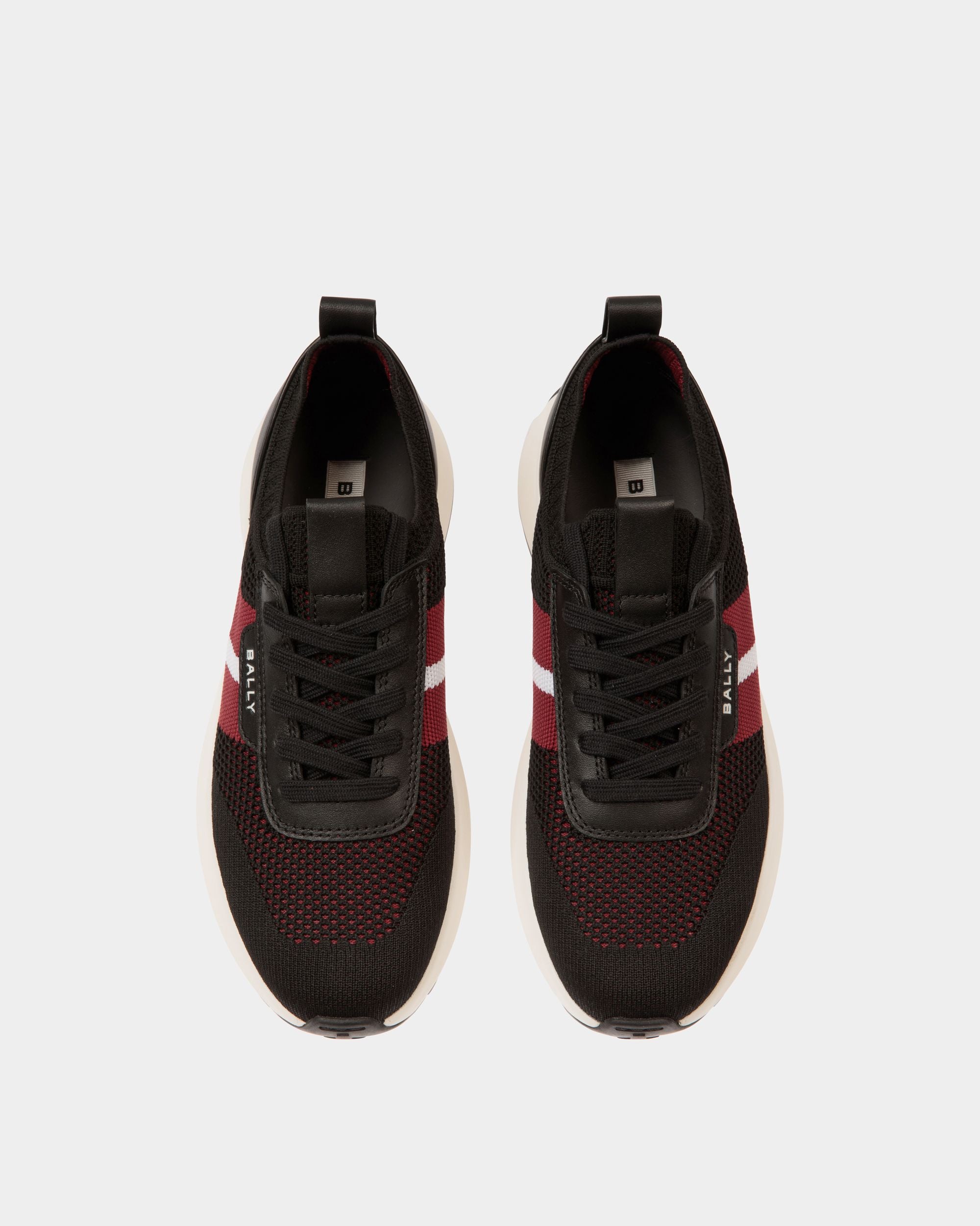 Outline Sneaker in Black Knit - Mujer - Bally - 04