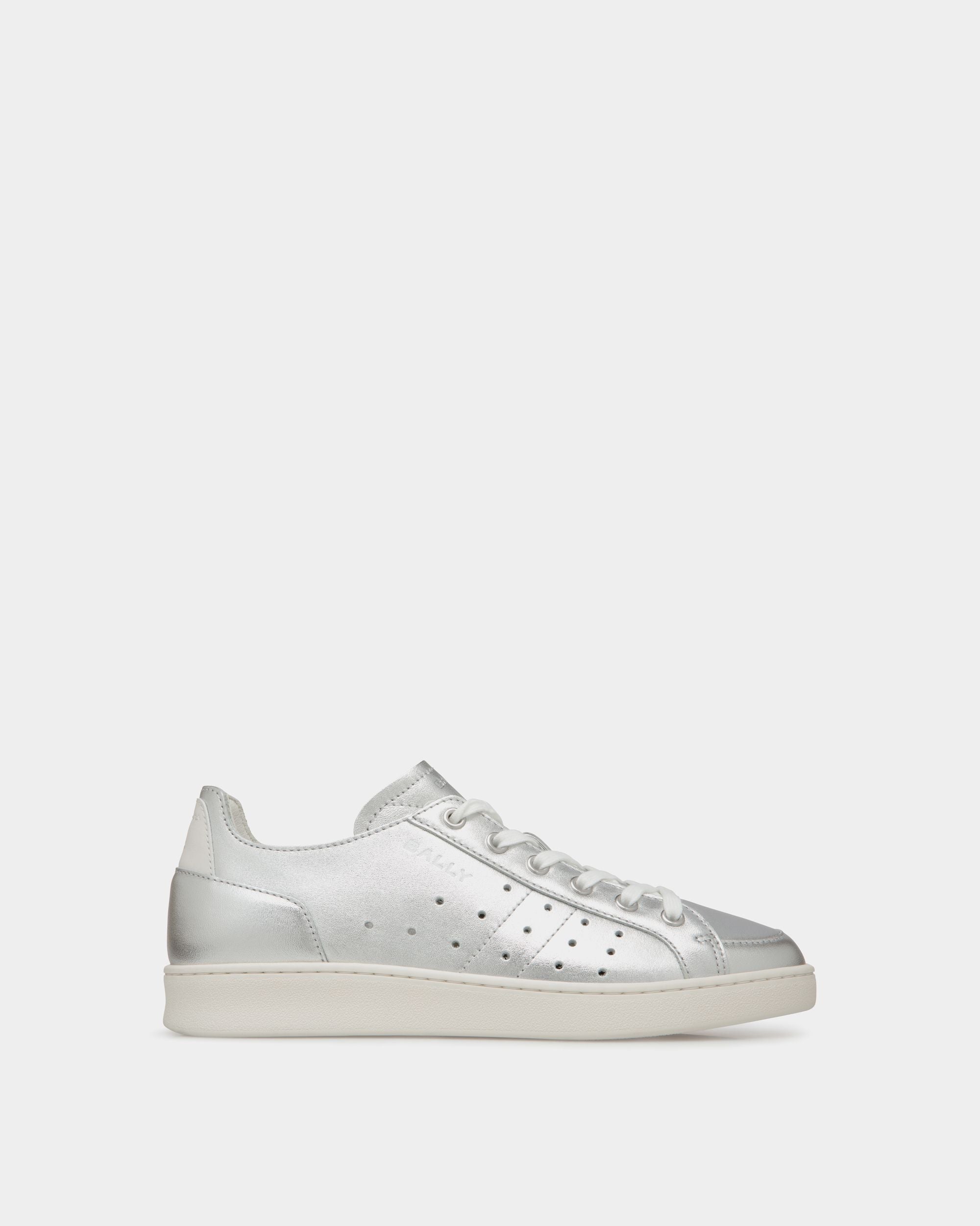 Tennis Sneaker In White Leather - Women's - Bally - 01