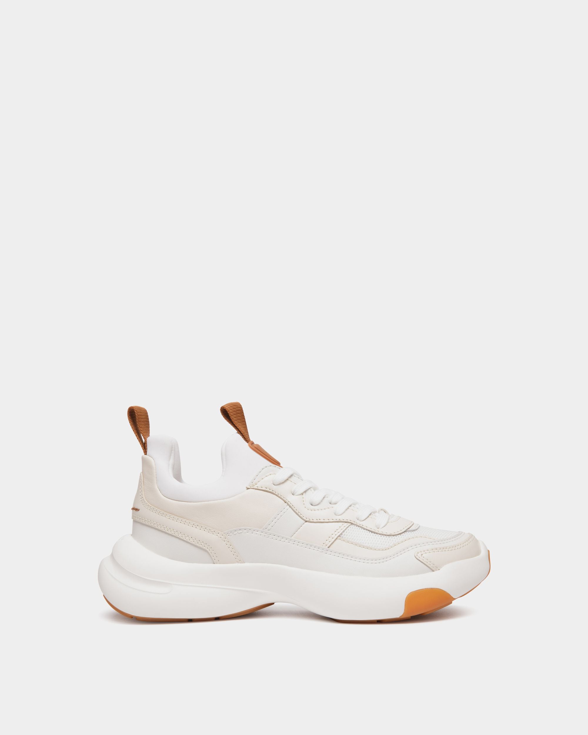 Zapatilla Dune De Piel Blanca - Mujer - Bally - 01