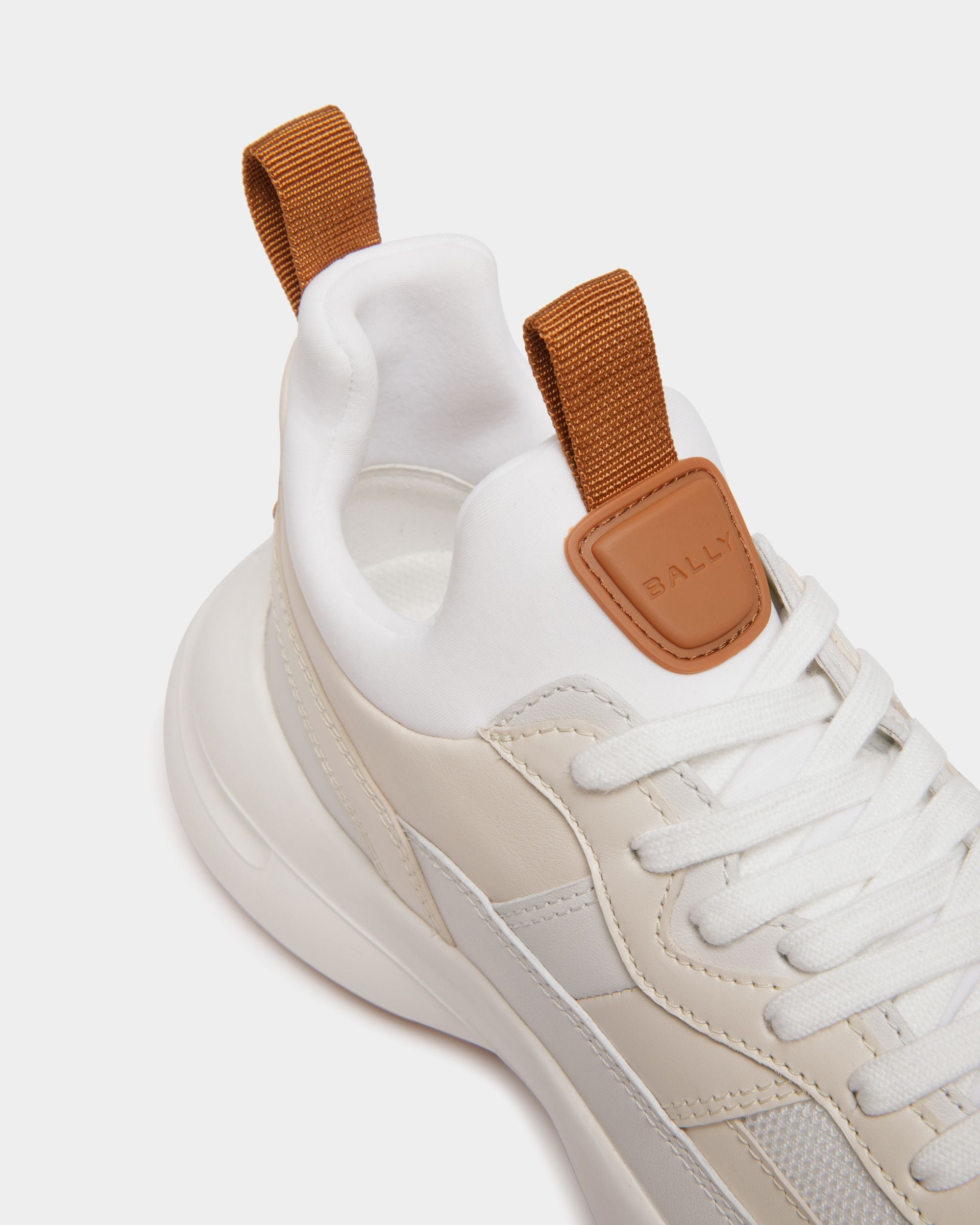 Zapatilla Dune De Piel Blanca - Mujer - Bally - 06