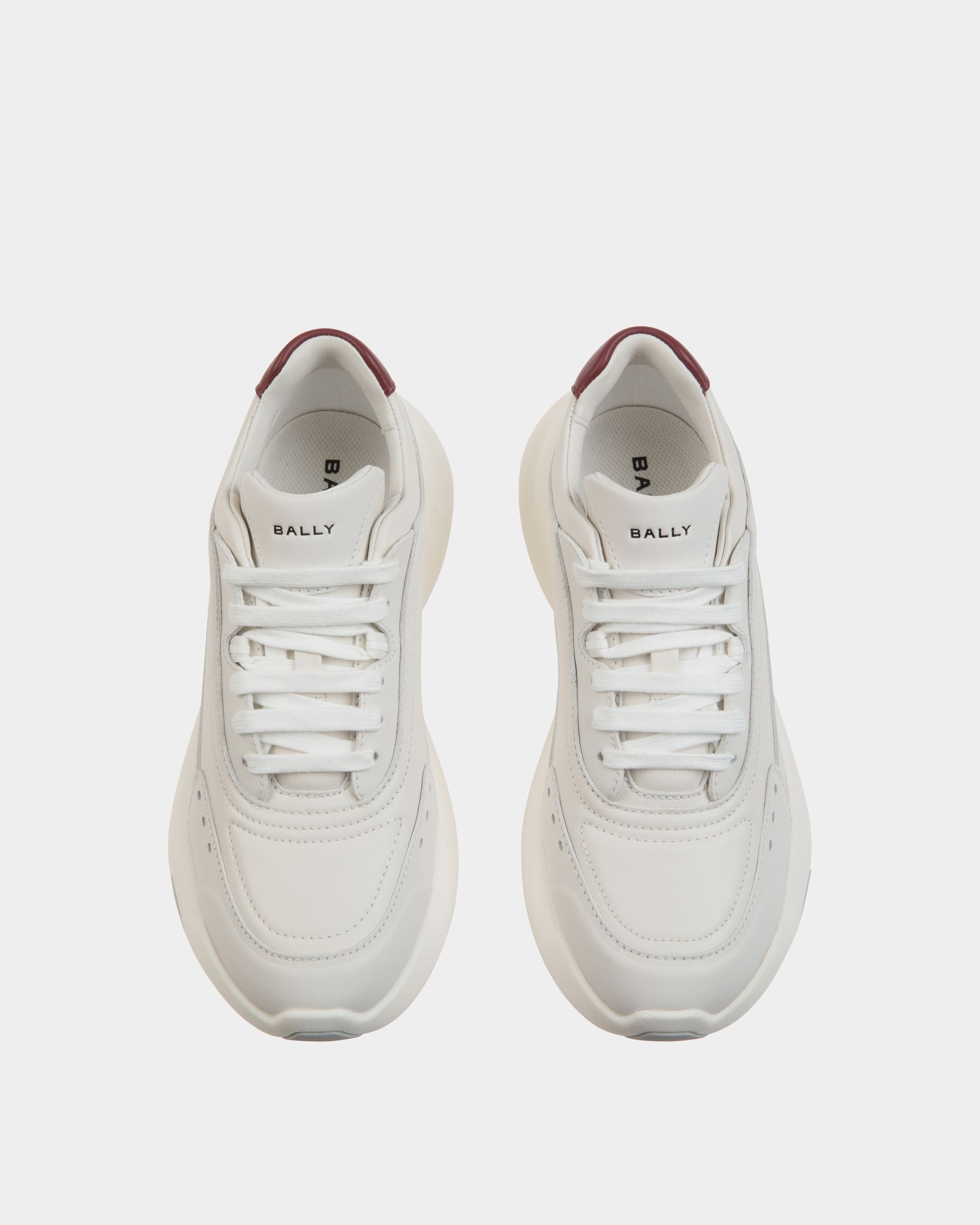 Zapatilla Dune De Piel Blanca - Mujer - Bally - 05