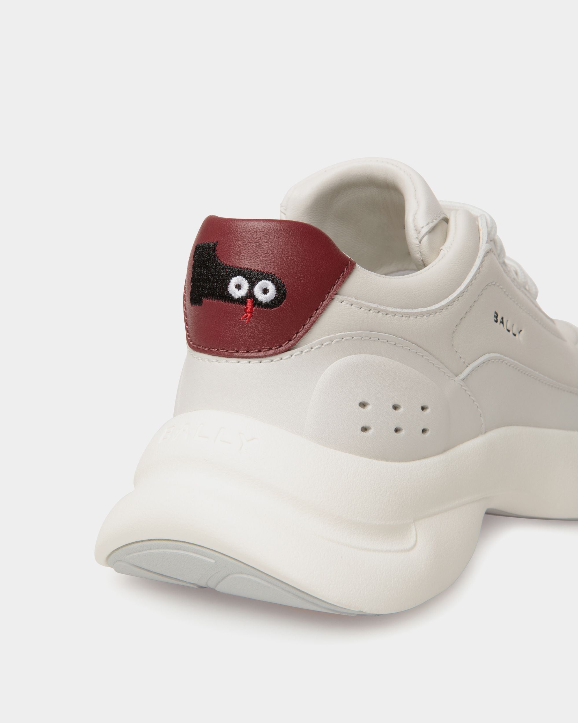 Zapatilla Dune De Piel Blanca - Mujer - Bally - 06